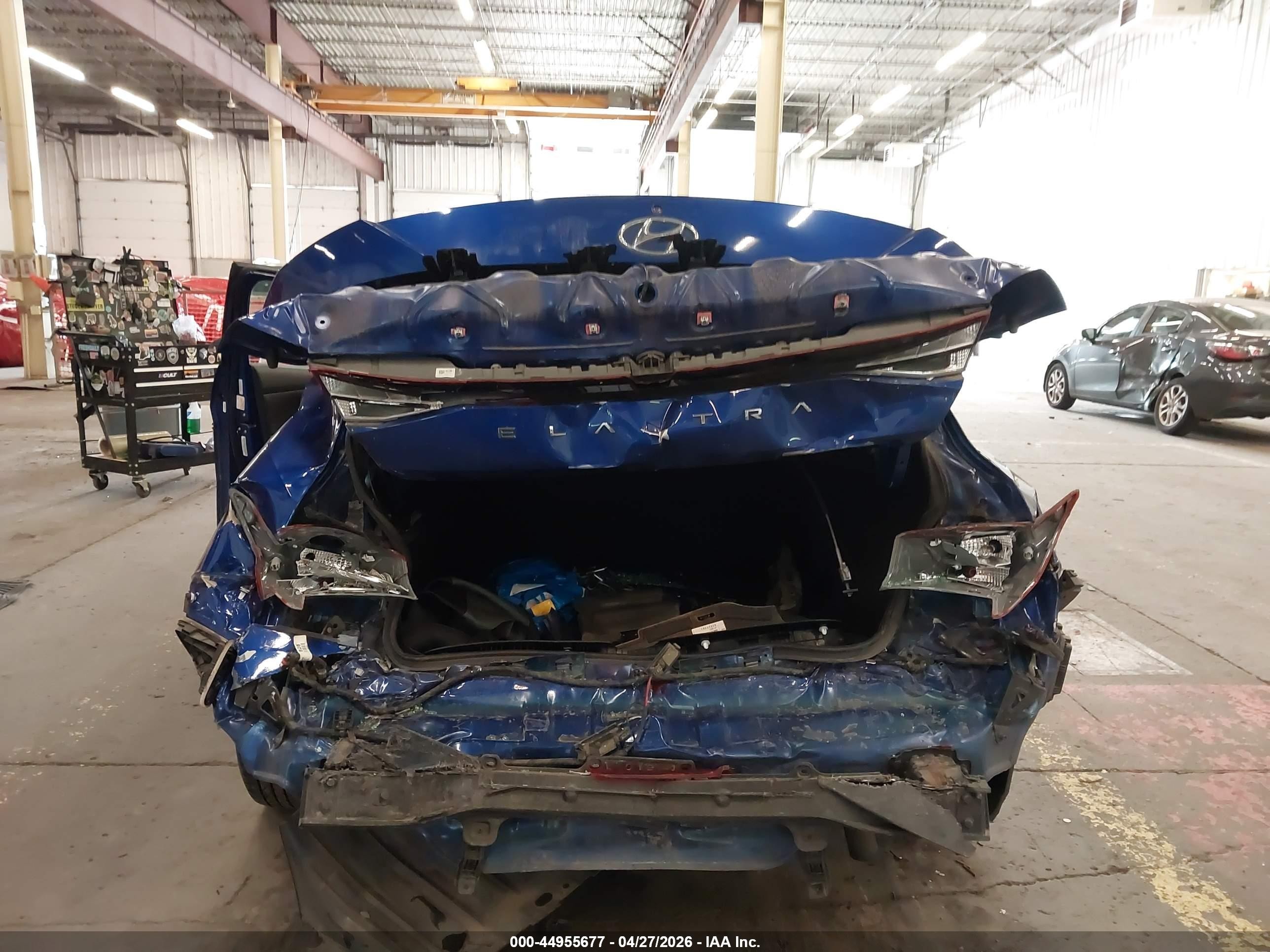 2021 Hyundai Elantra Se Blue vin: KMHLL4AG0MU213015