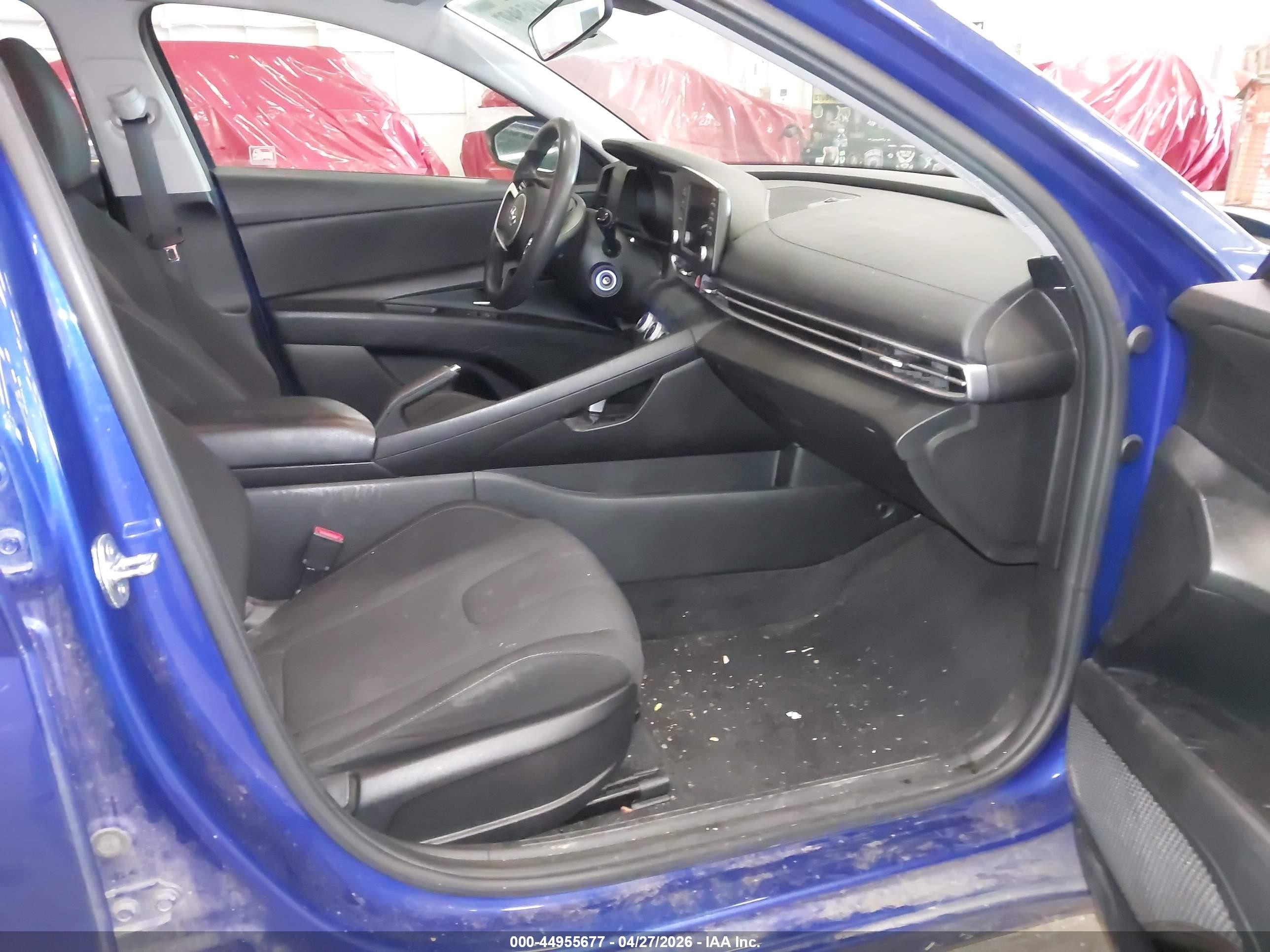 2021 Hyundai Elantra Se Blue vin: KMHLL4AG0MU213015