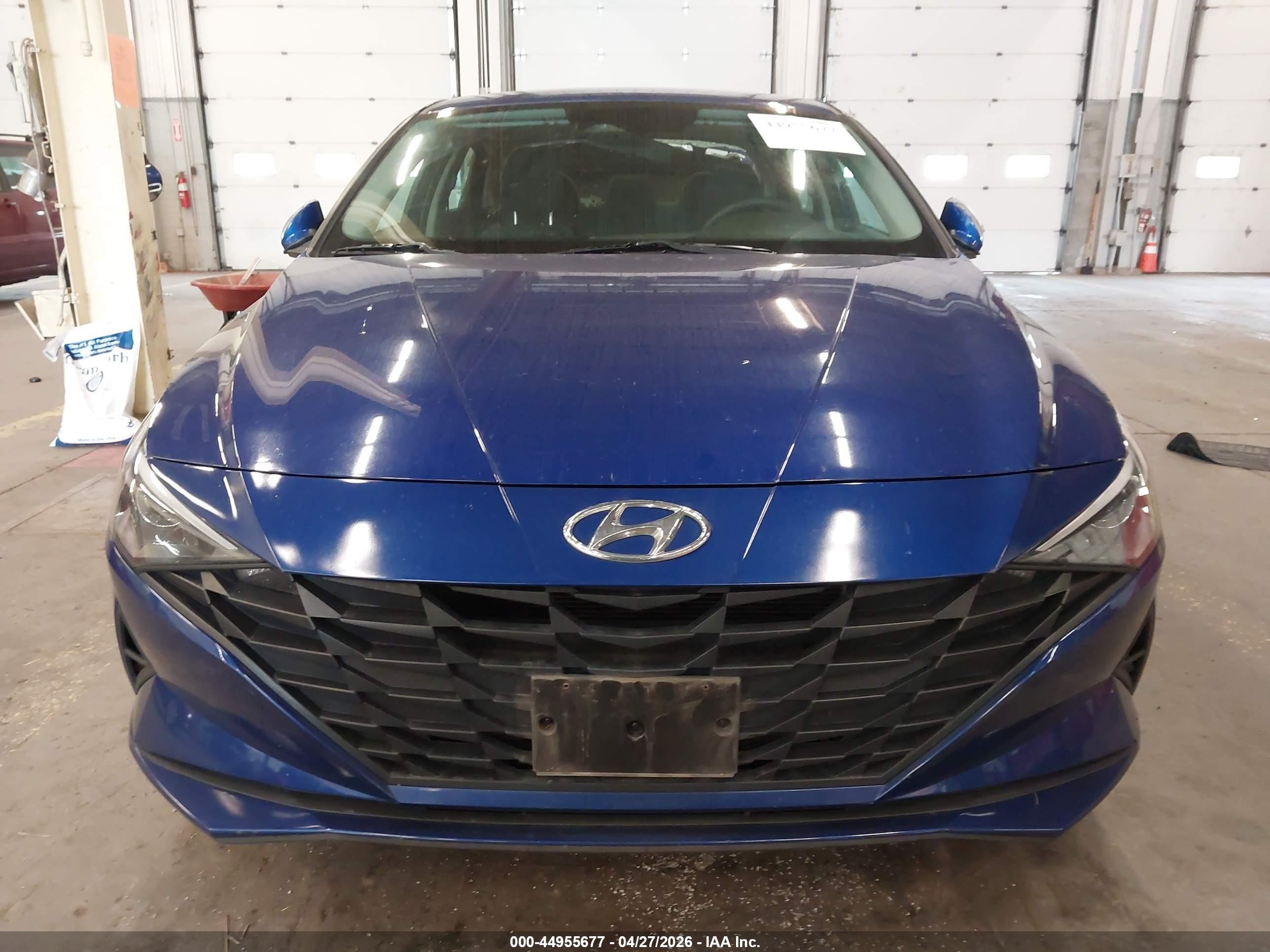 2021 Hyundai Elantra Se Blue vin: KMHLL4AG0MU213015