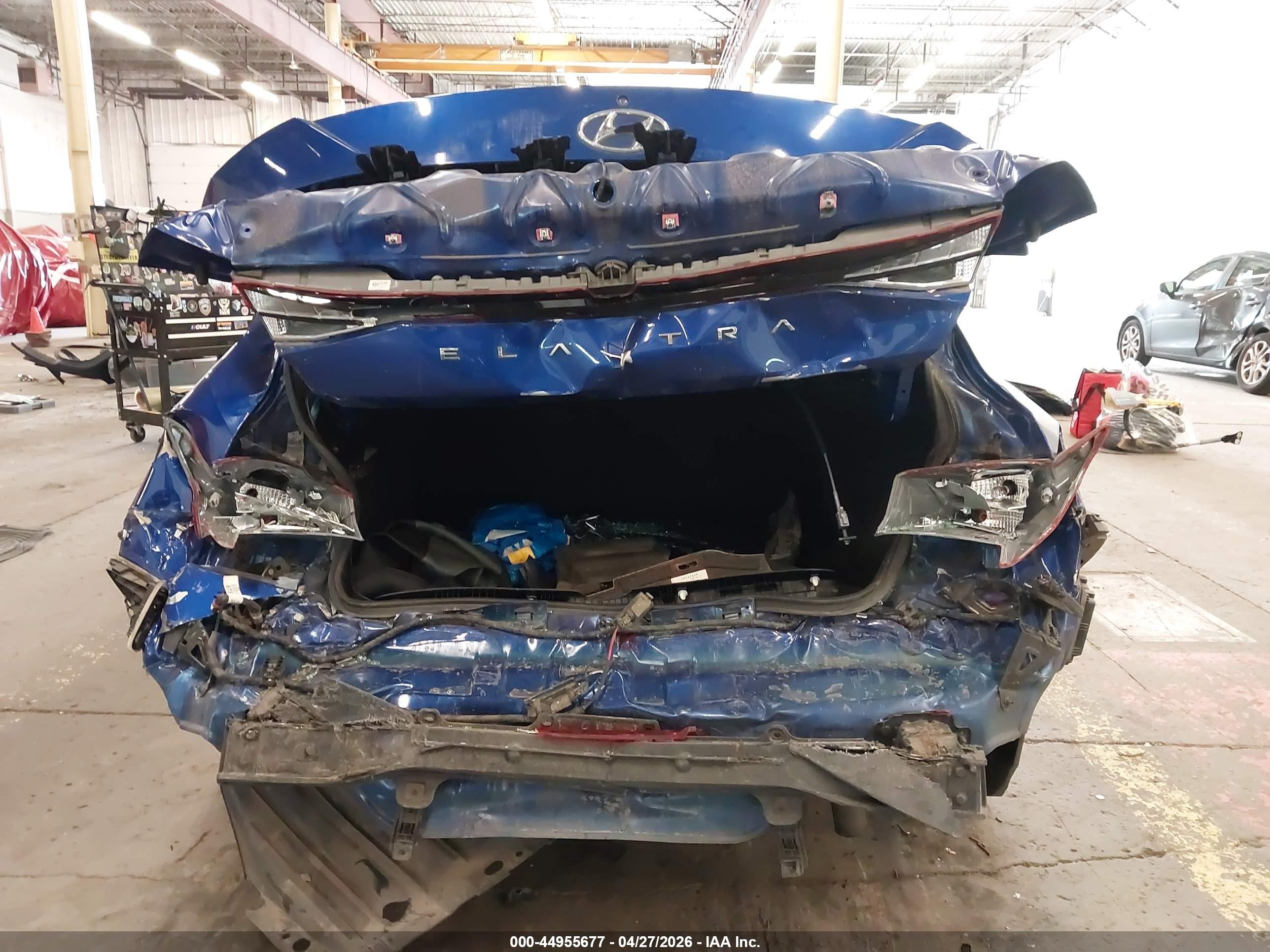 2021 Hyundai Elantra Se Blue vin: KMHLL4AG0MU213015