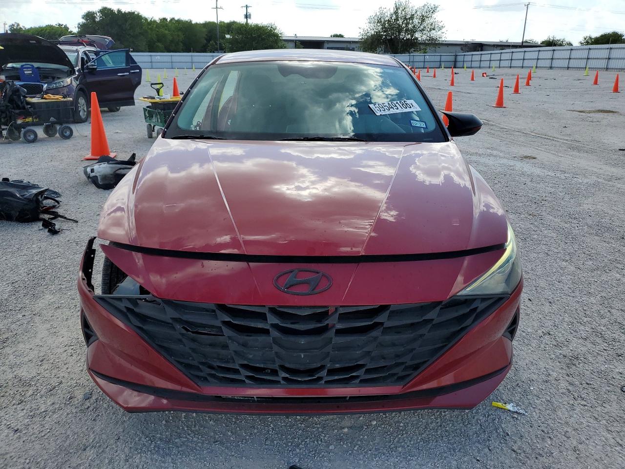 2023 Hyundai Elantra Red vin: KMHLL4AG4PU475883