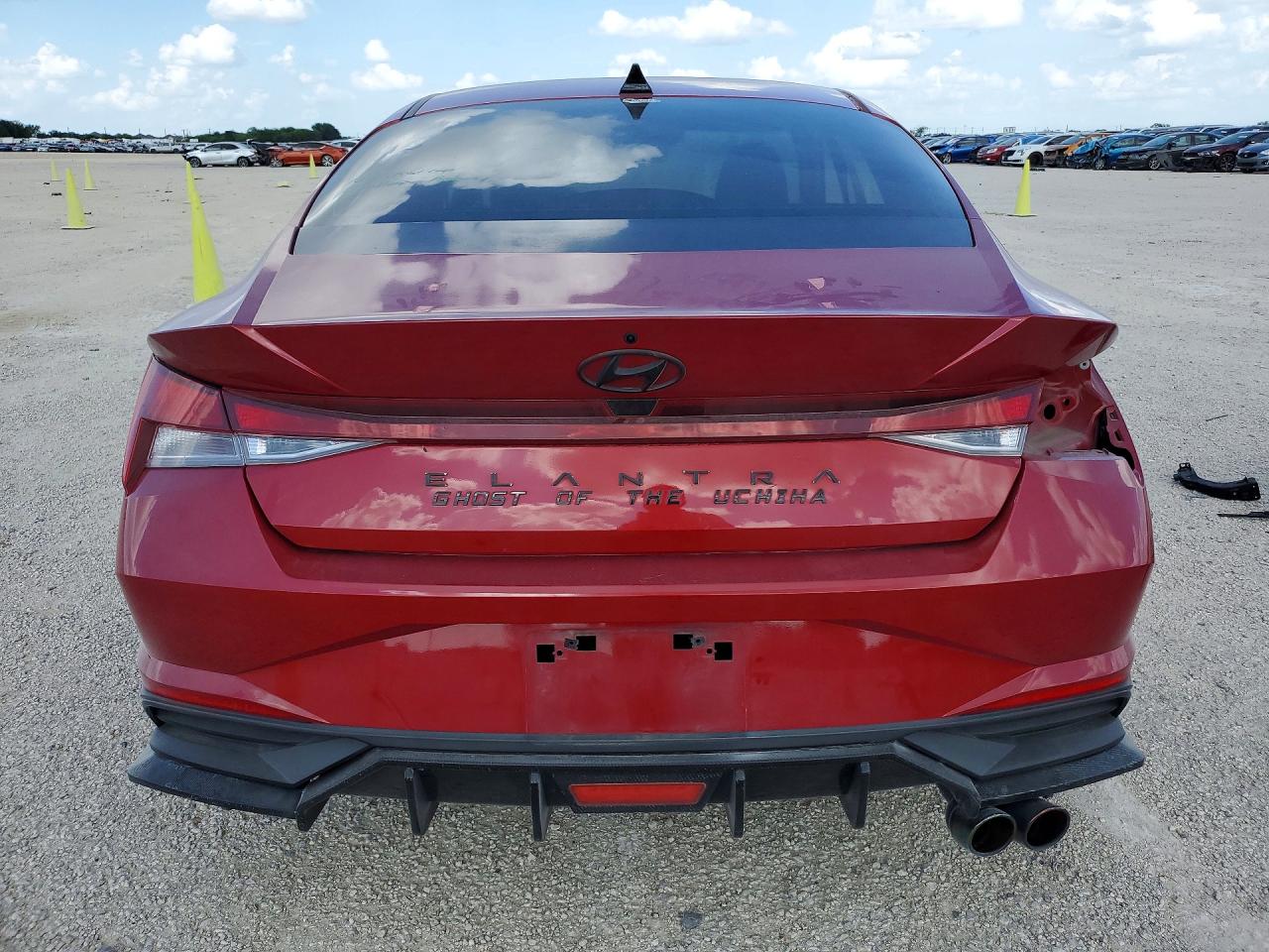 2023 Hyundai Elantra Red vin: KMHLL4AG4PU475883