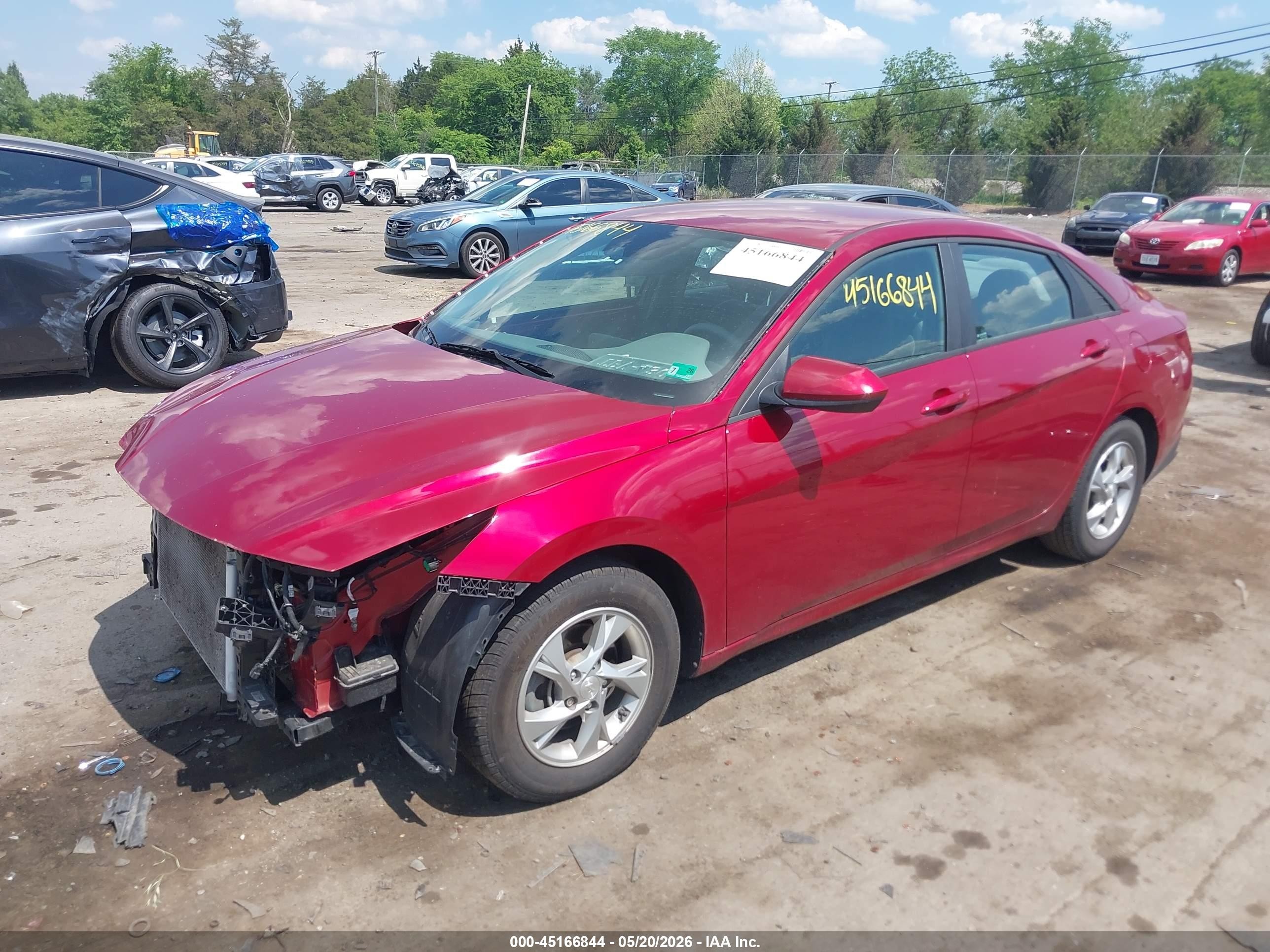 2023 Hyundai Elantra Se Red vin: KMHLL4AG4PU578589