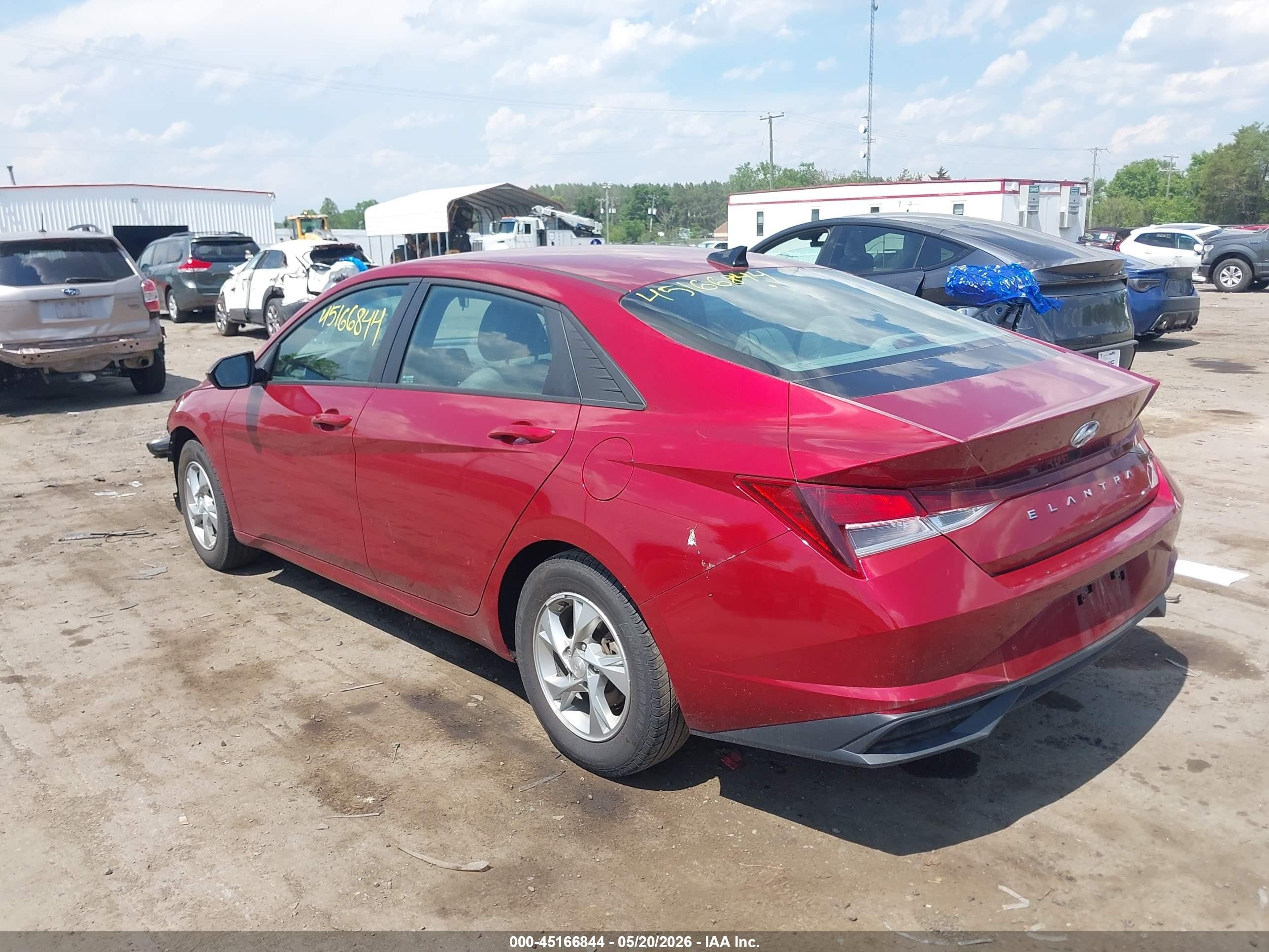 2023 Hyundai Elantra Se Red vin: KMHLL4AG4PU578589