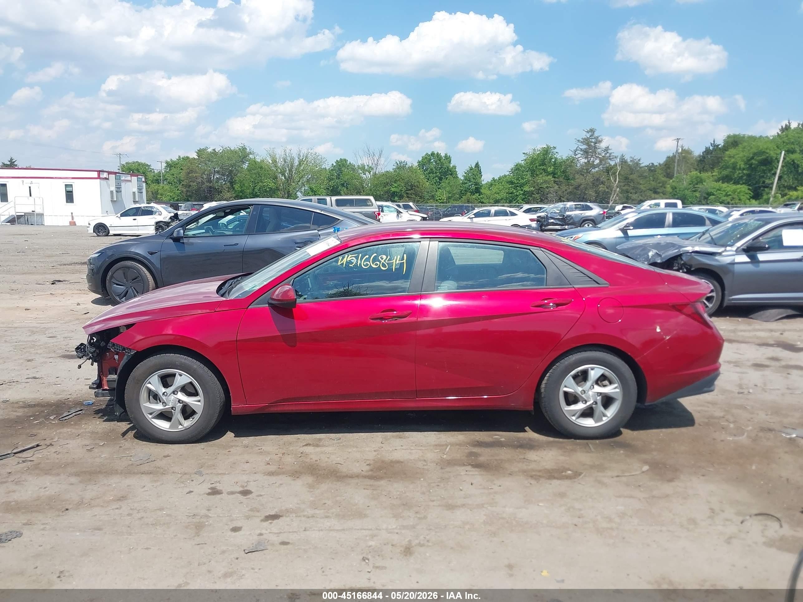 2023 Hyundai Elantra Se Red vin: KMHLL4AG4PU578589