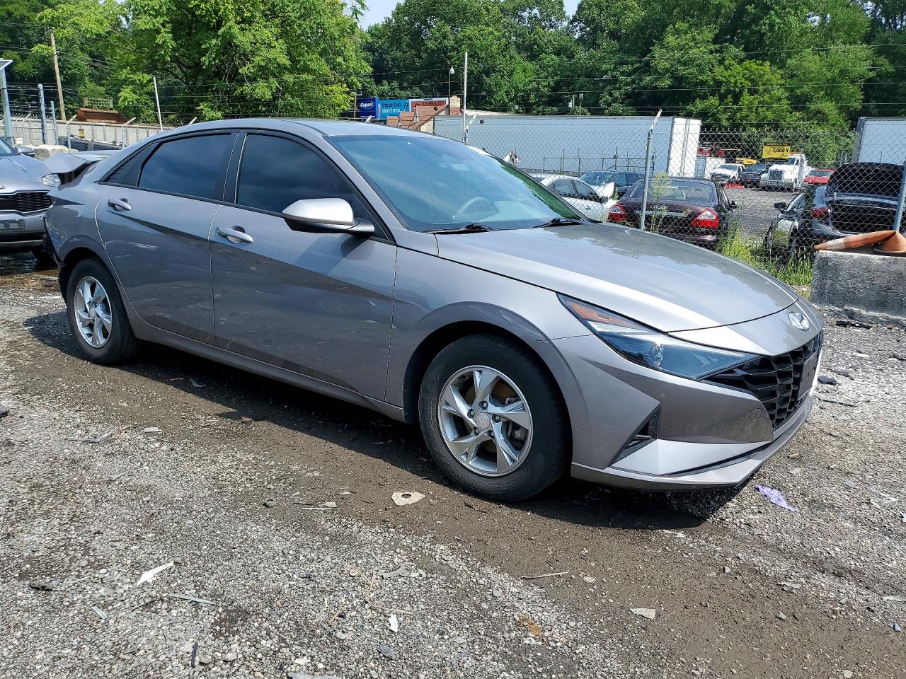 2022 Hyundai Elantra Se Gray vin: KMHLL4AG5NU357144