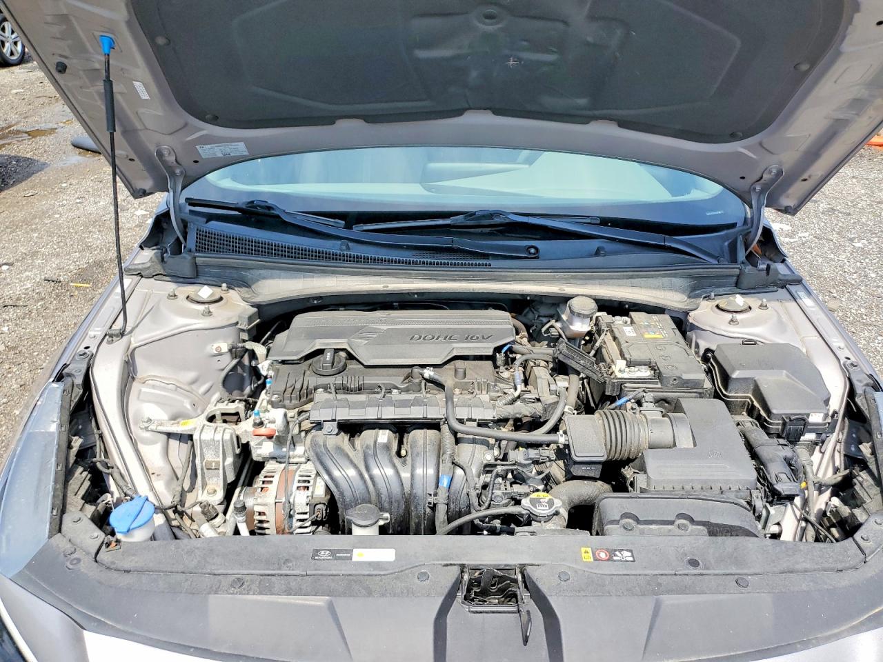 2022 Hyundai Elantra Se Gray vin: KMHLL4AG5NU357144