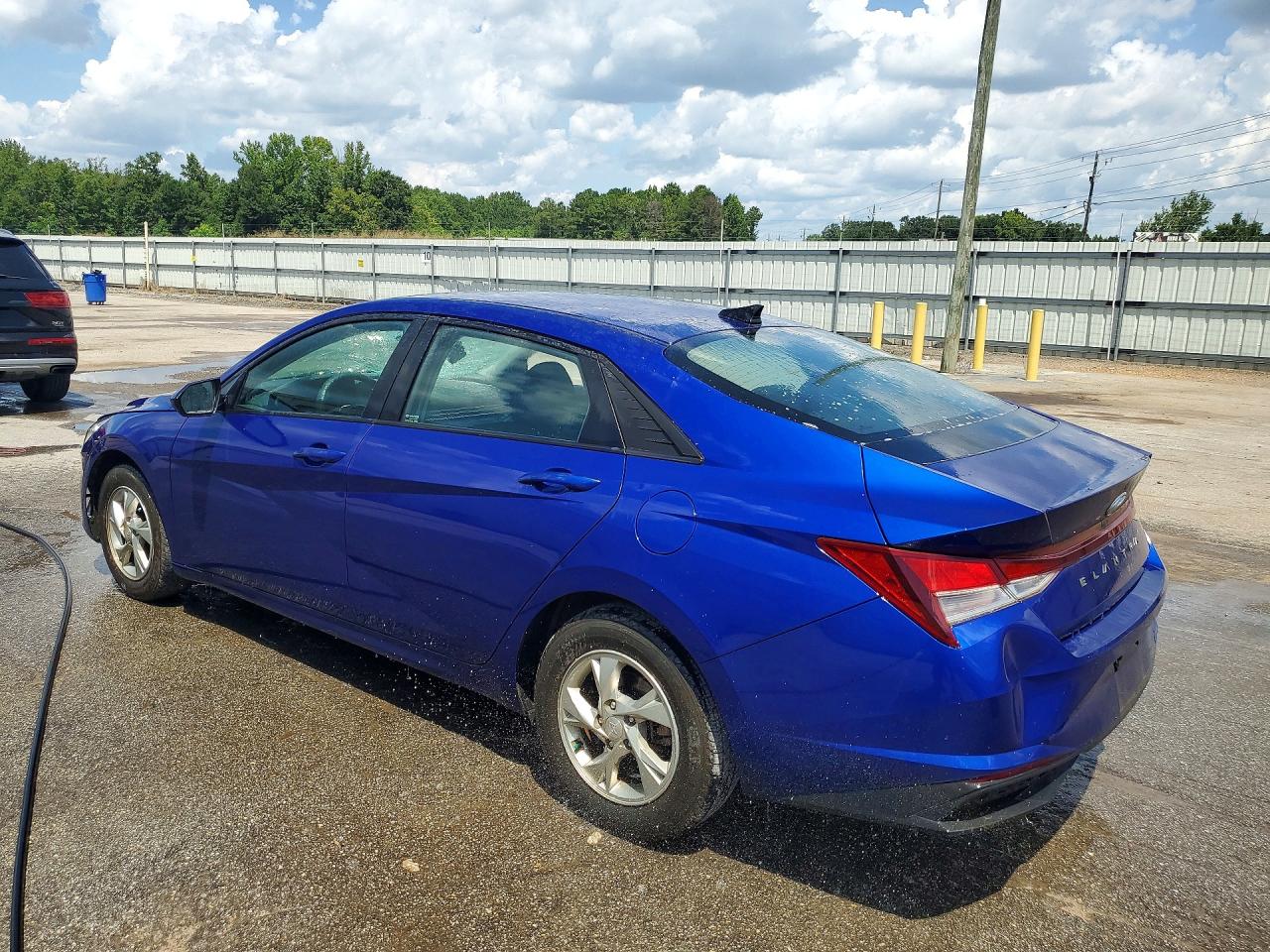 2022 Hyundai Elantra Se Blue vin: KMHLL4AG9NU329167