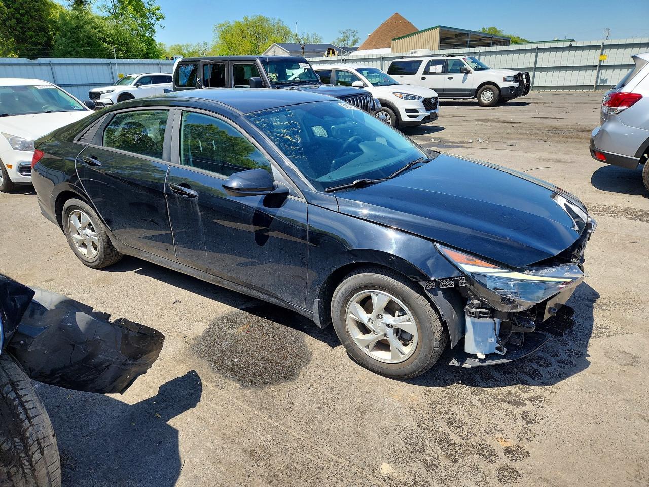 2023 Hyundai Elantra Se Black vin: KMHLL4AG9PU466628