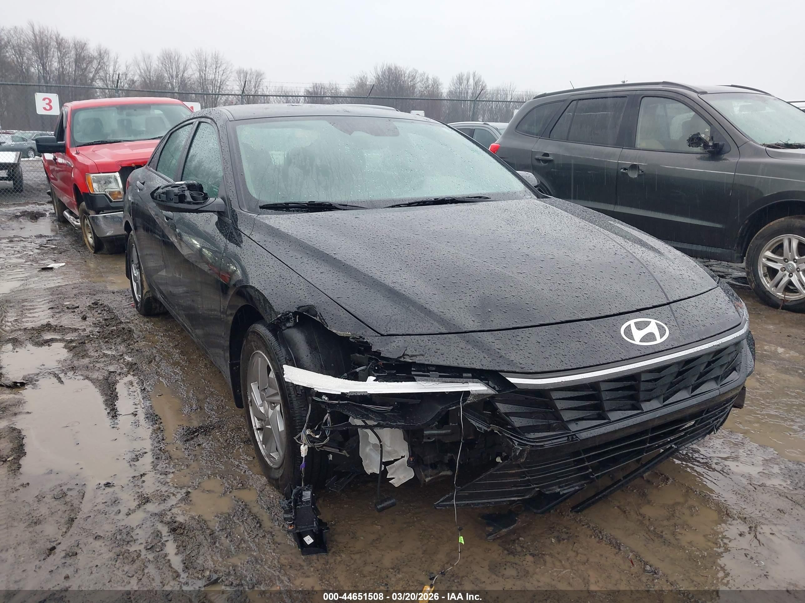 2025 Hyundai Elantra Se Черный vin: KMHLL4DG1SU002110