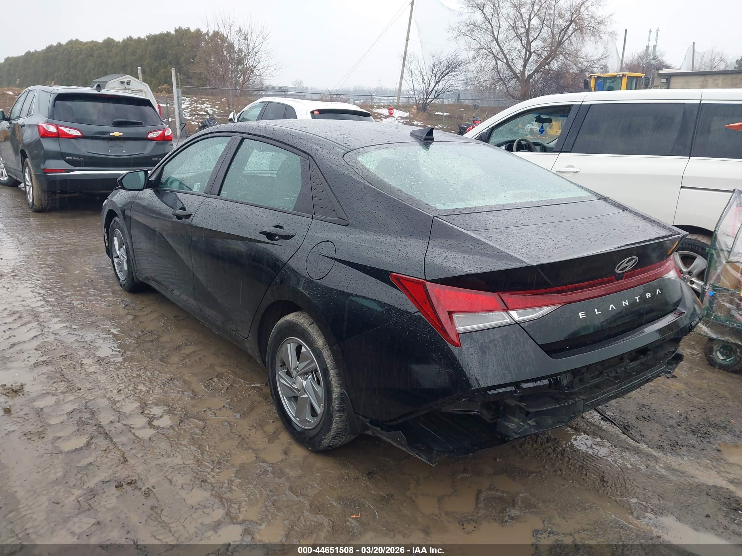 2025 Hyundai Elantra Se Черный vin: KMHLL4DG1SU002110