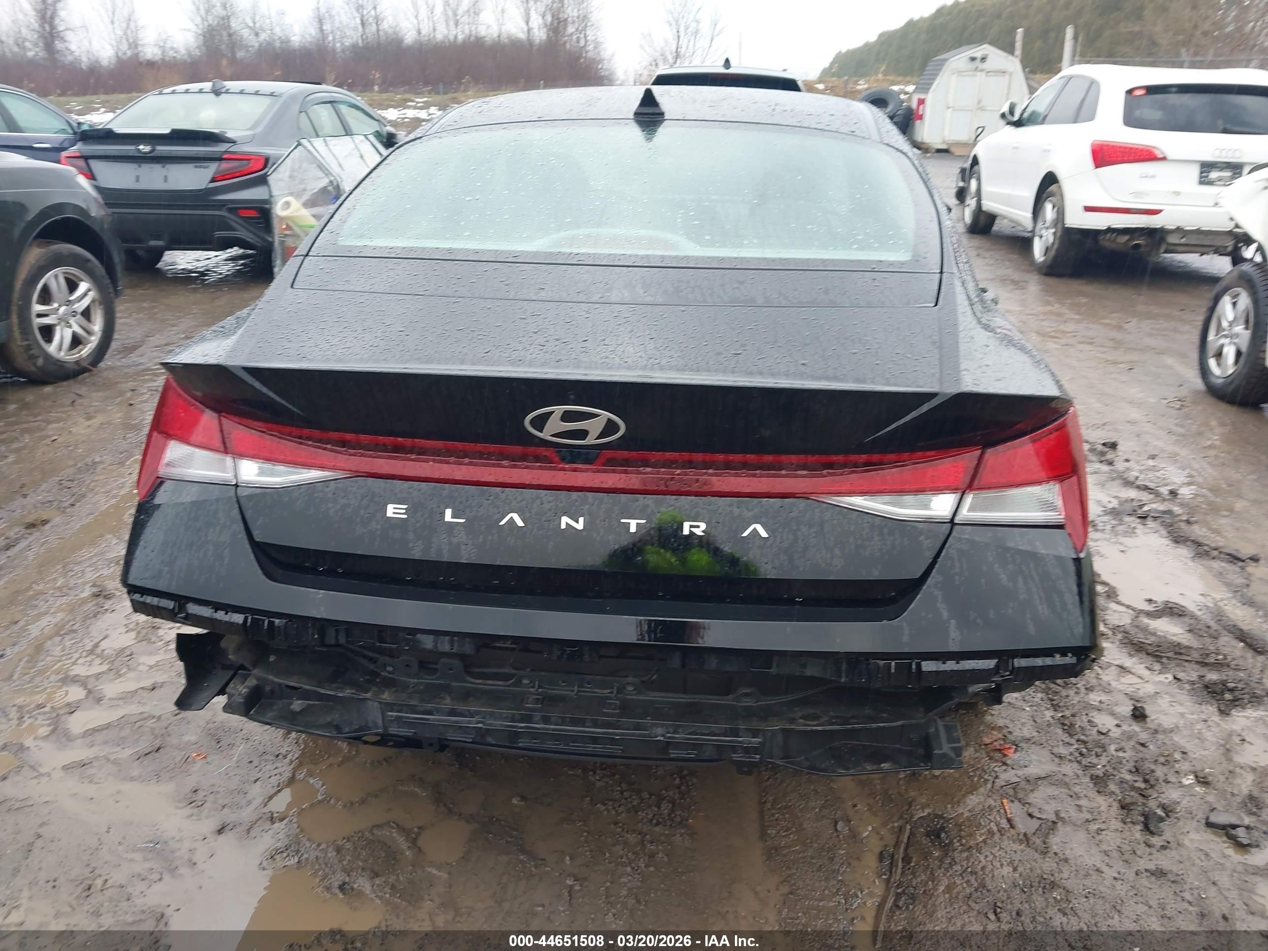 2025 Hyundai Elantra Se Черный vin: KMHLL4DG1SU002110