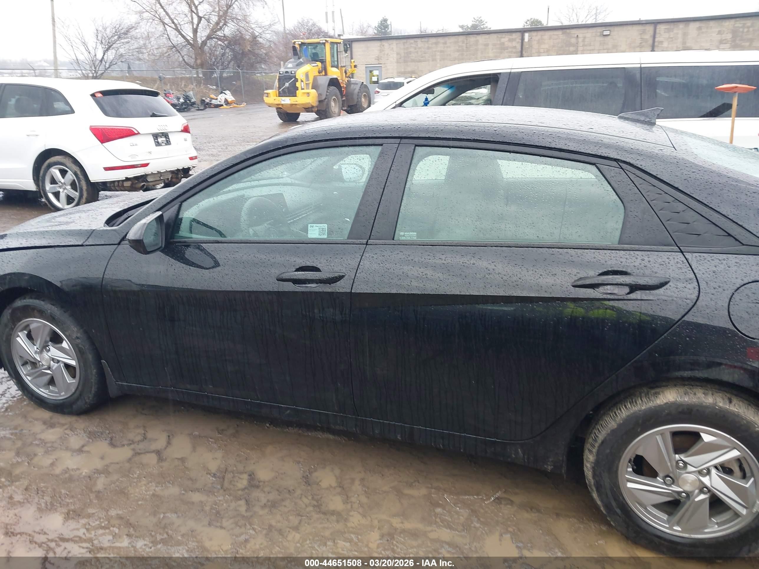 2025 Hyundai Elantra Se Черный vin: KMHLL4DG1SU002110