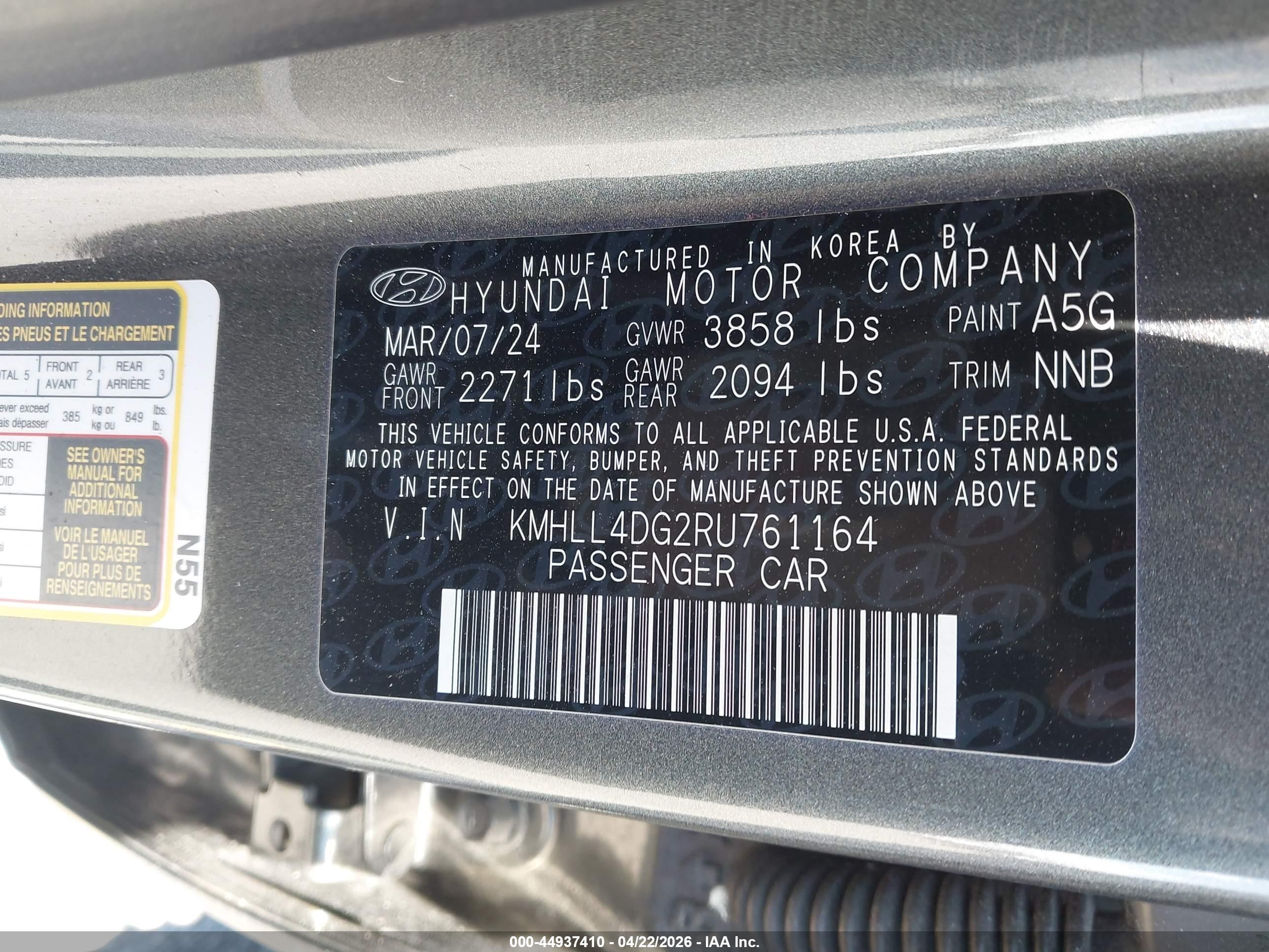 2024 Hyundai Elantra Se Green vin: KMHLL4DG2RU761164