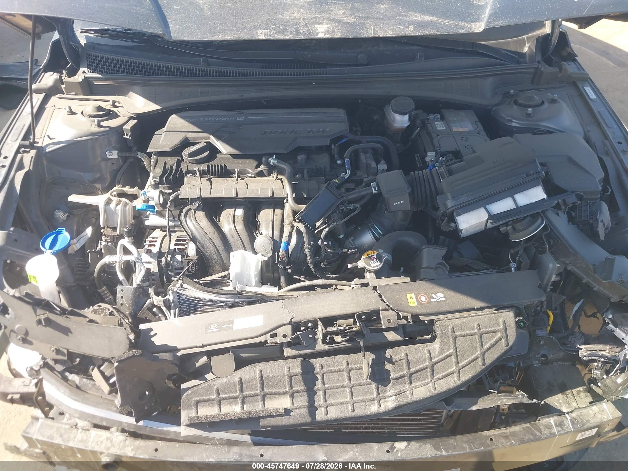 2025 Hyundai Elantra Se Gray vin: KMHLL4DG2SU911893
