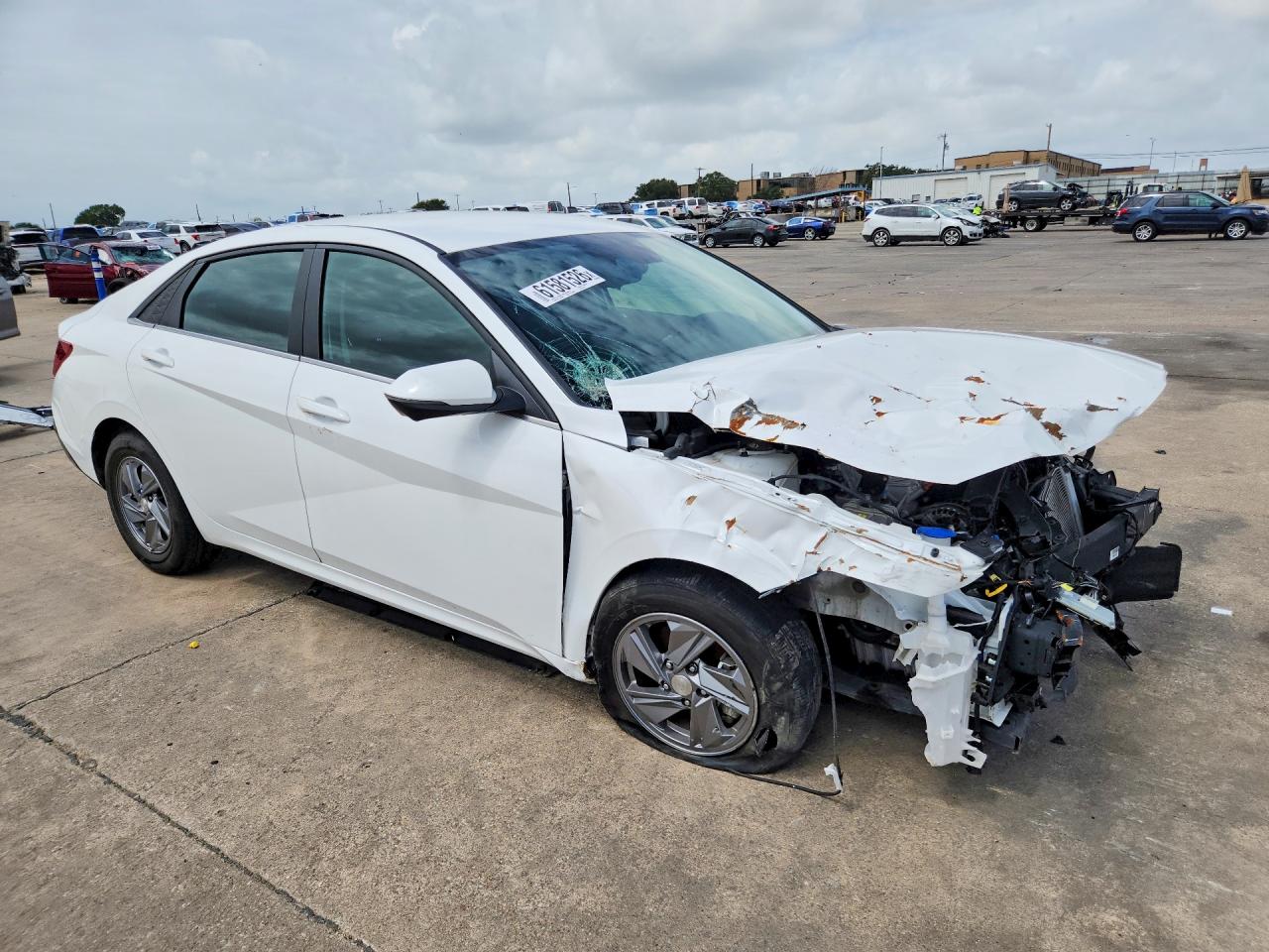 2024 Hyundai Elantra Se White vin: KMHLL4DG3RU828340