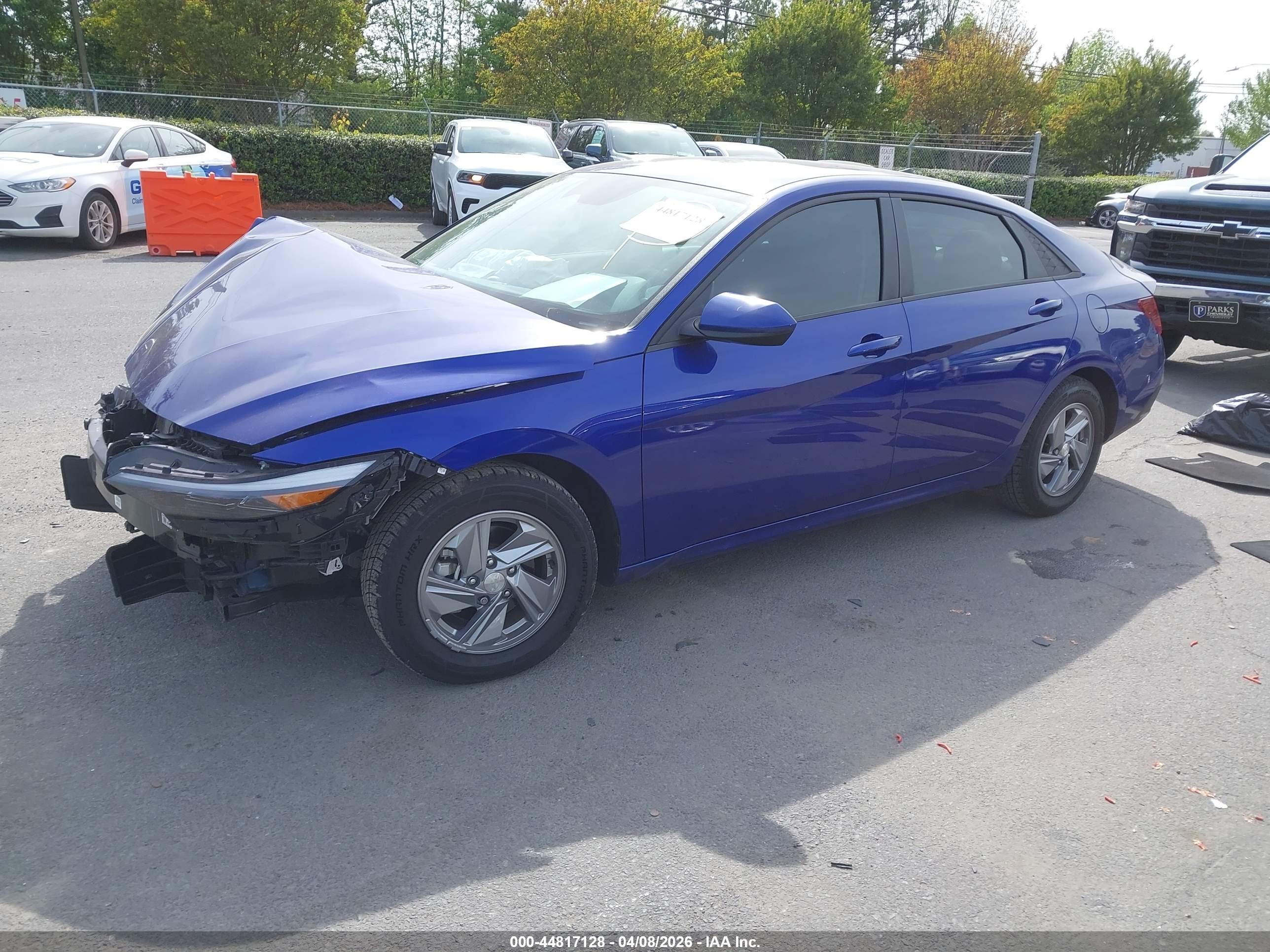 2024 Hyundai Elantra Se Синий vin: KMHLL4DG6RU689661