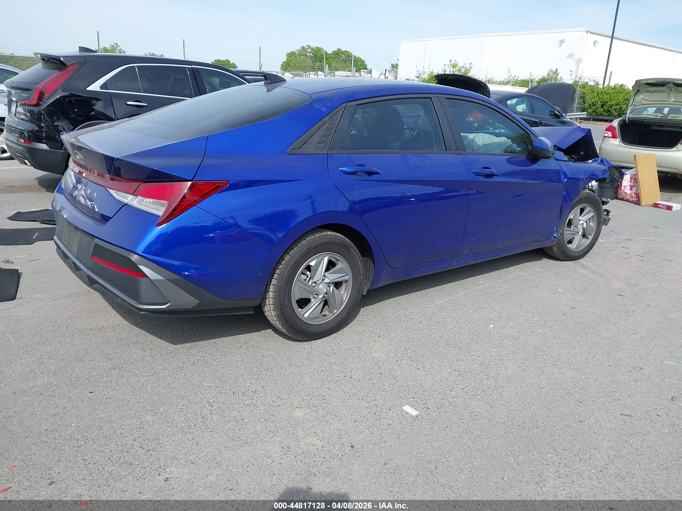 2024 Hyundai Elantra Se Синий vin: KMHLL4DG6RU689661