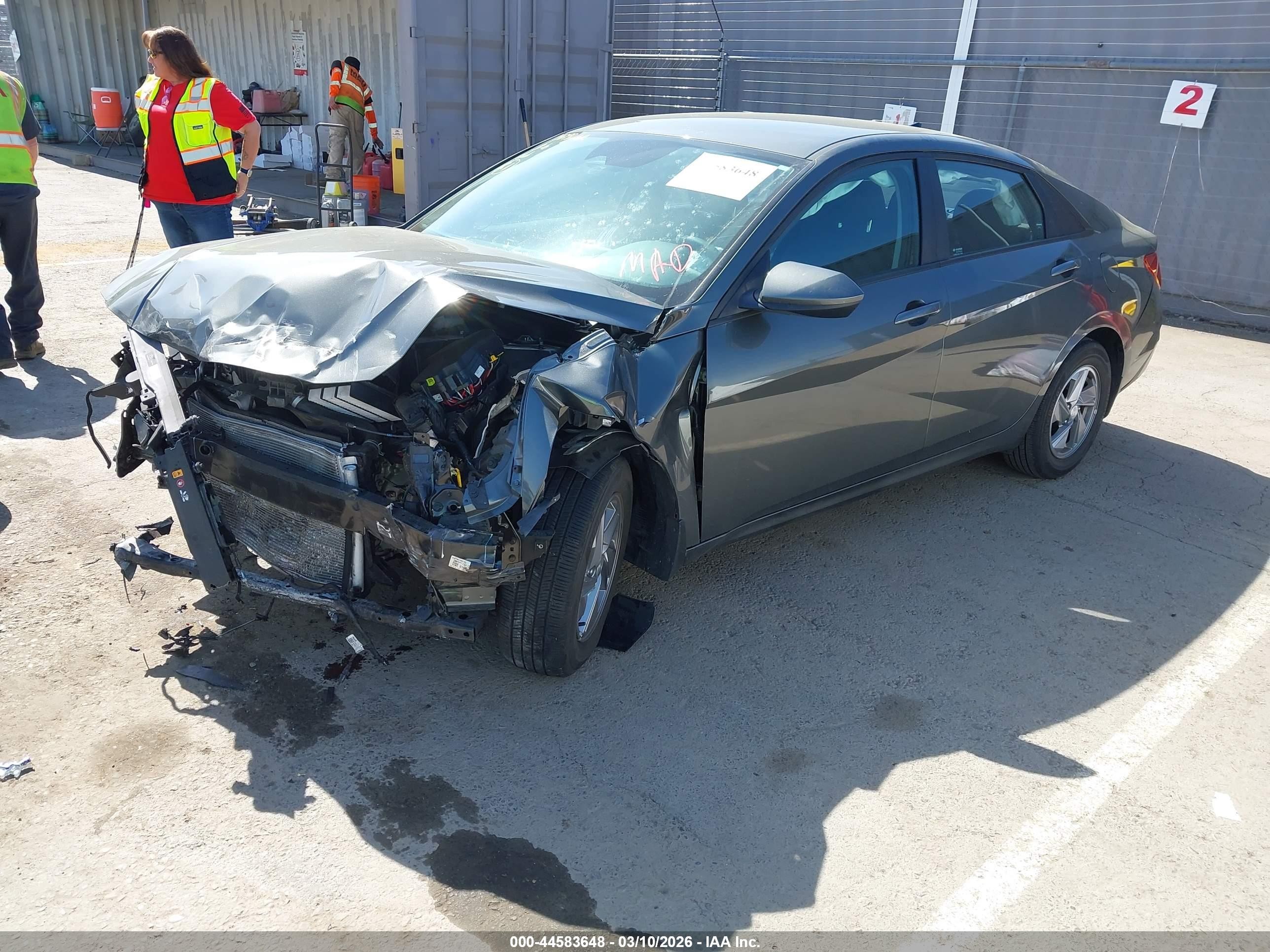2024 Hyundai Elantra Se Gray vin: KMHLL4DG7RU776663