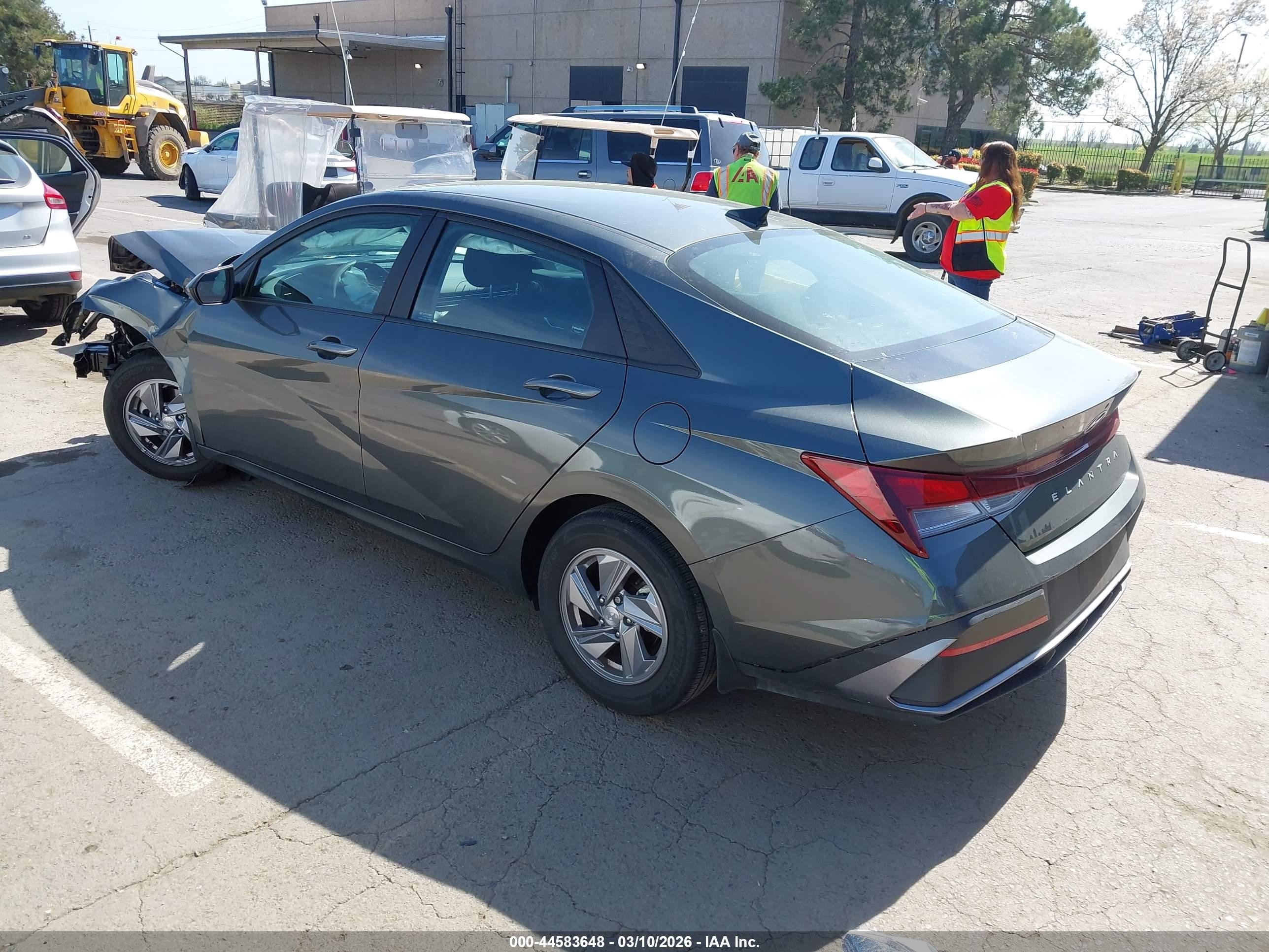 2024 Hyundai Elantra Se Gray vin: KMHLL4DG7RU776663