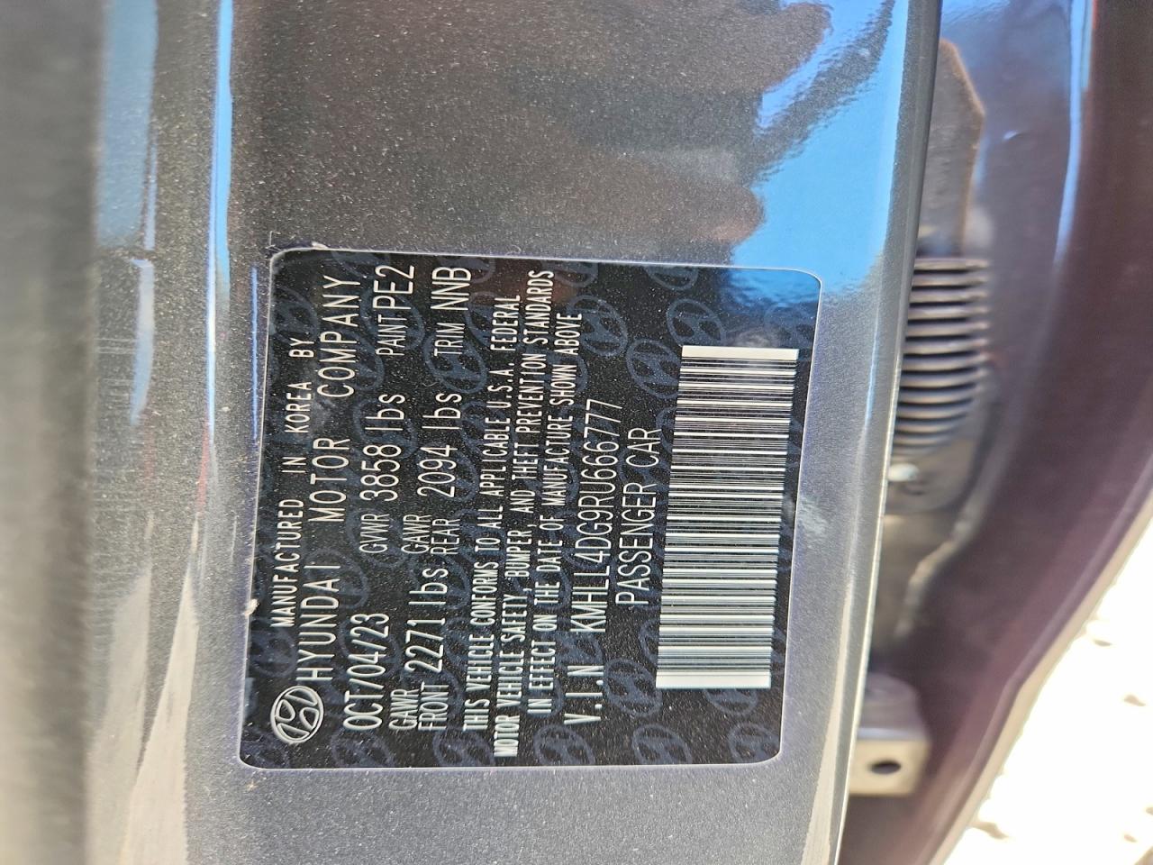 2024 Hyundai Elantra Se Gray vin: KMHLL4DG9RU666777