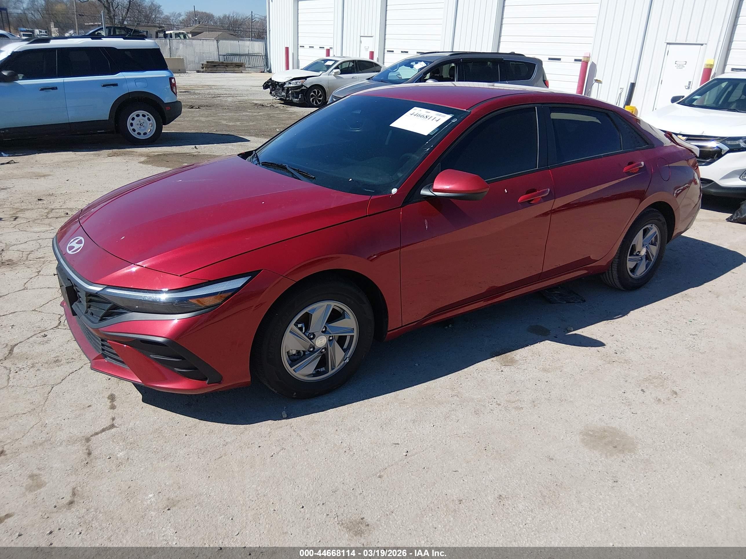 2025 Hyundai Elantra Se Красный vin: KMHLL4DG9SU044783