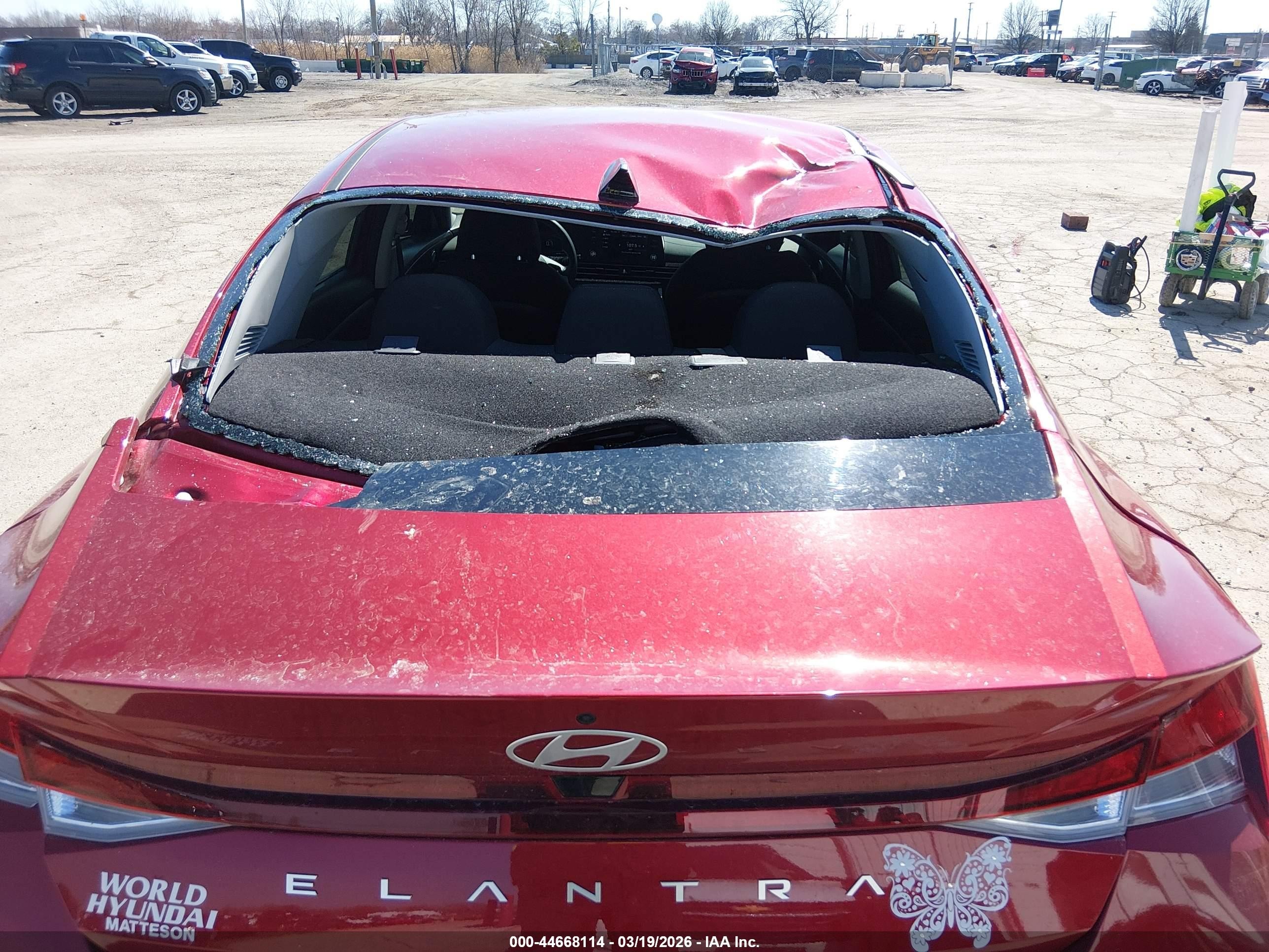 2025 Hyundai Elantra Se Красный vin: KMHLL4DG9SU044783