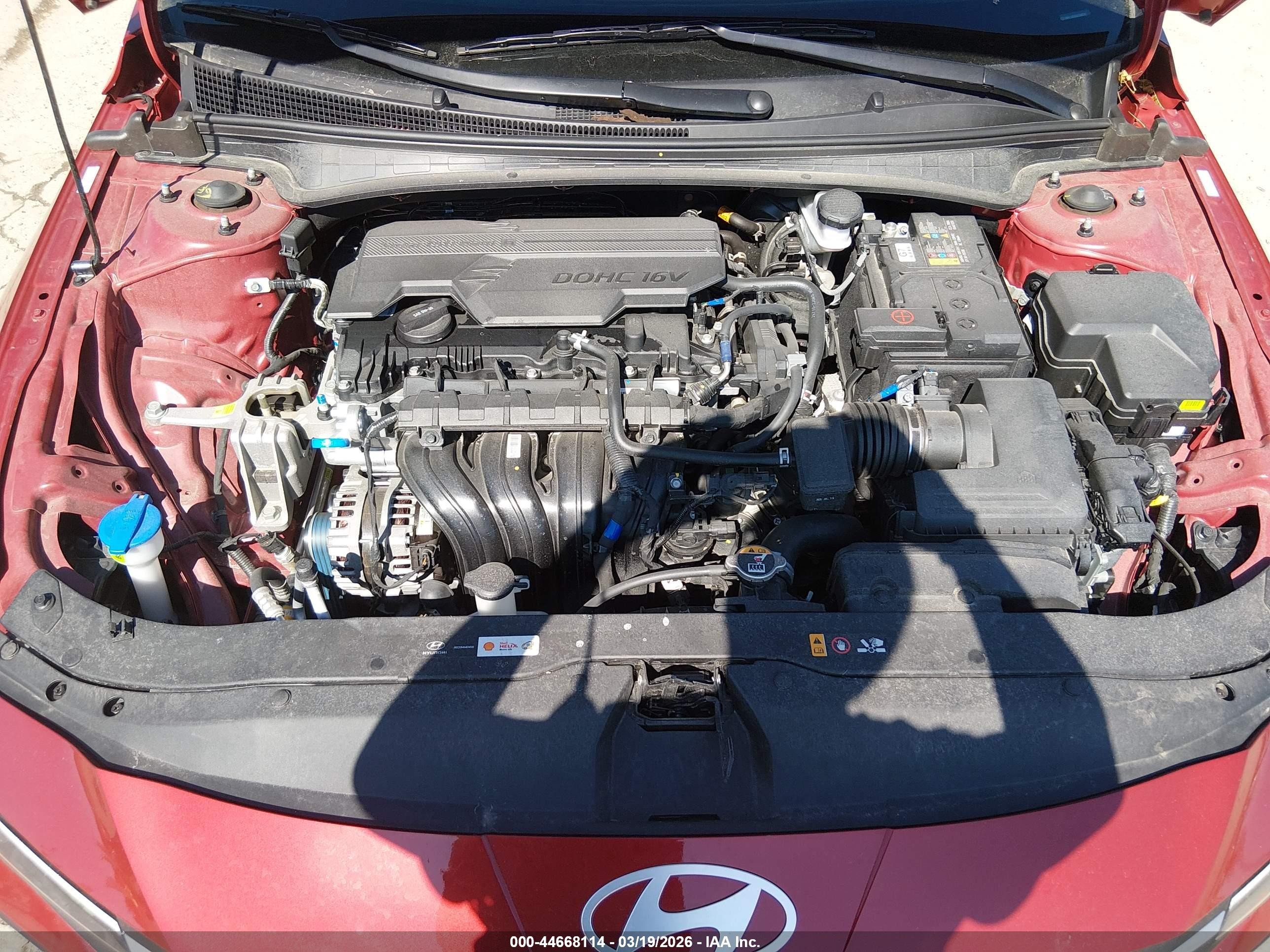 2025 Hyundai Elantra Se Красный vin: KMHLL4DG9SU044783
