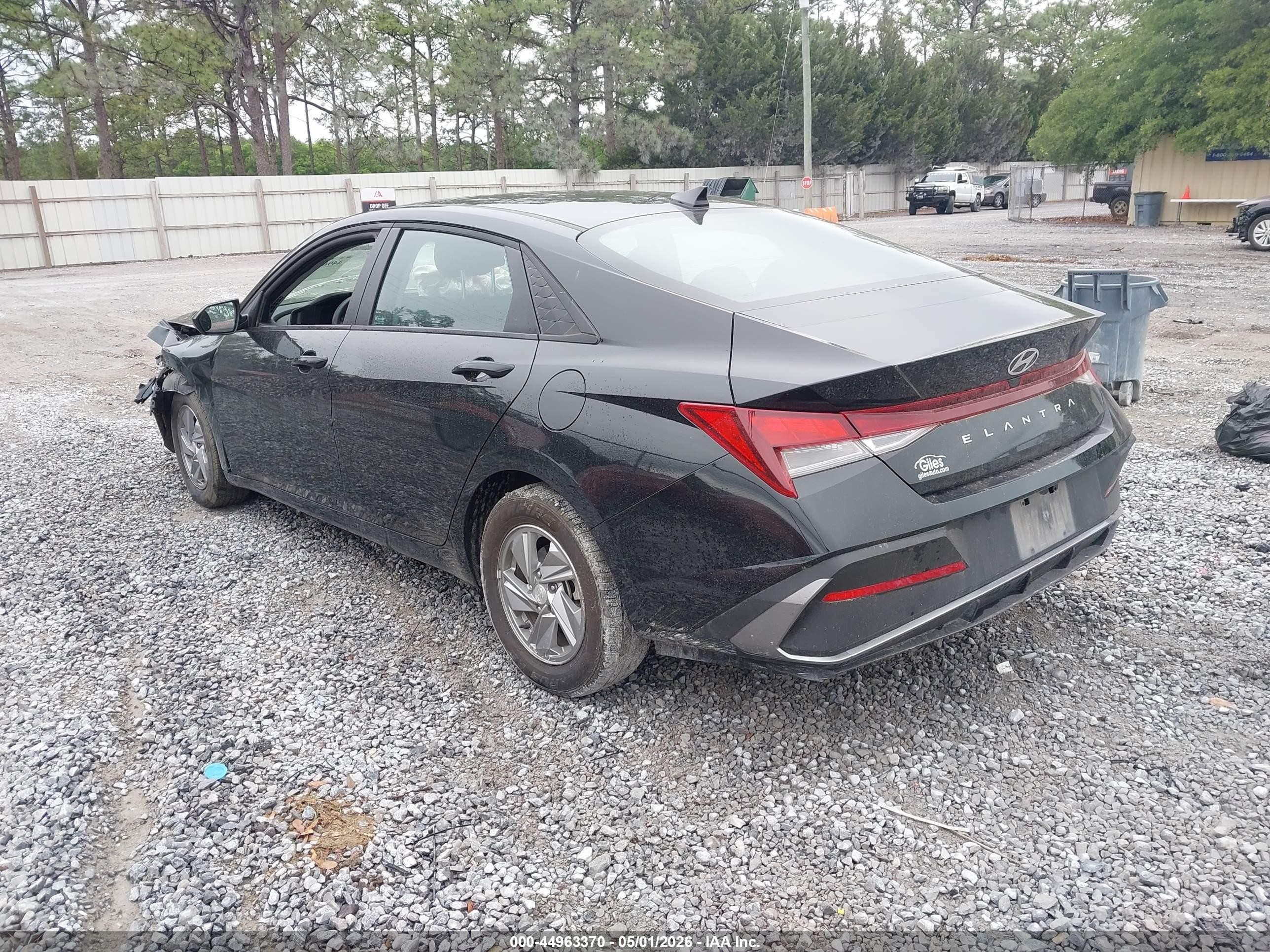 2025 Hyundai Elantra Se Черный vin: KMHLL4DG9SU062877