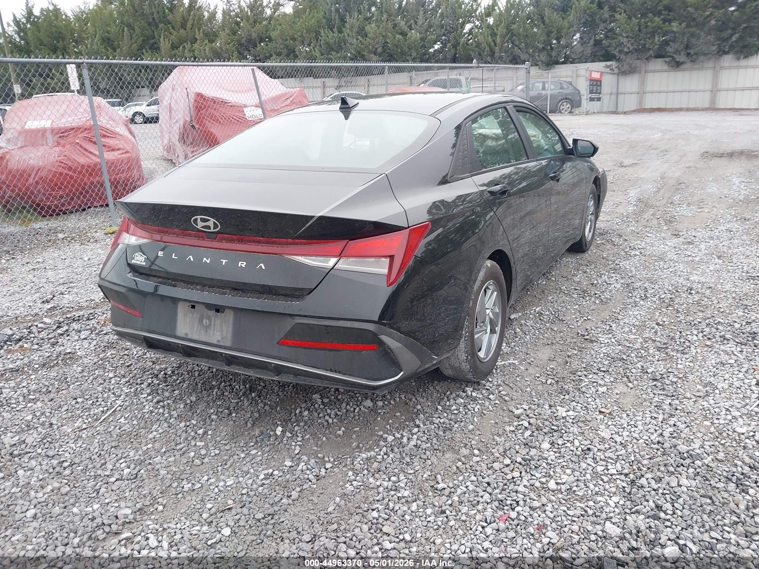 2025 Hyundai Elantra Se Черный vin: KMHLL4DG9SU062877