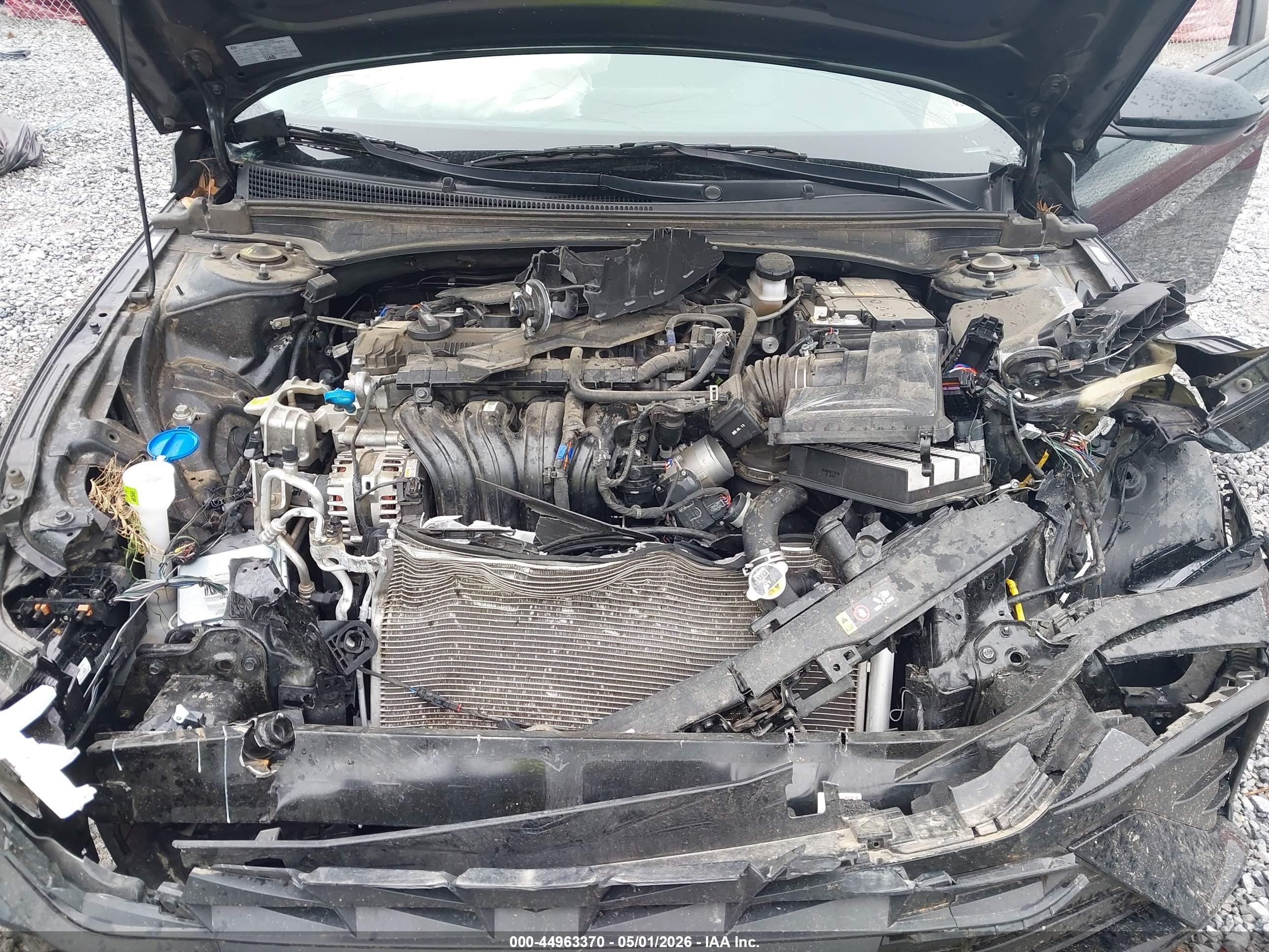 2025 Hyundai Elantra Se Черный vin: KMHLL4DG9SU062877