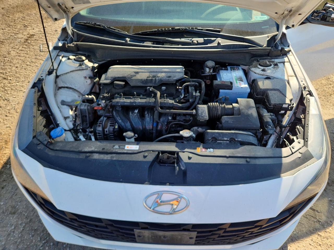 2021 Hyundai Elantra Sel White vin: KMHLM4AG0MU179882
