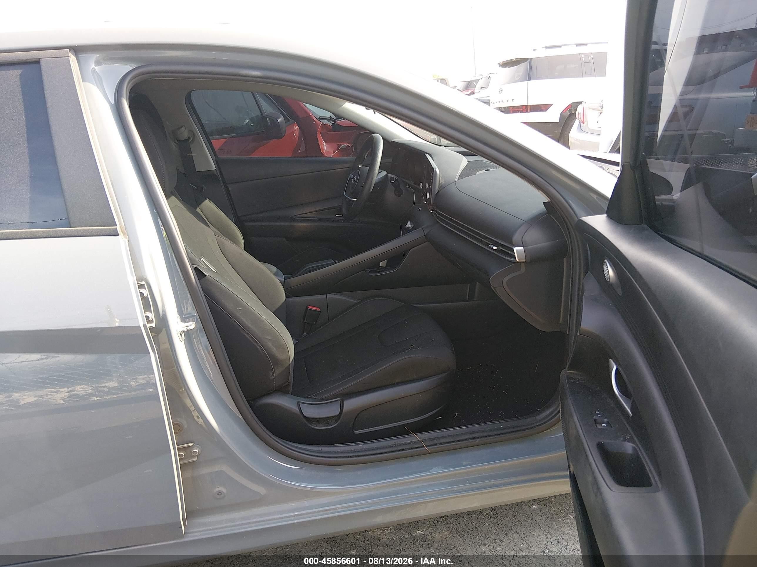 2021 Hyundai Elantra Sel Gray vin: KMHLM4AG1MU065681