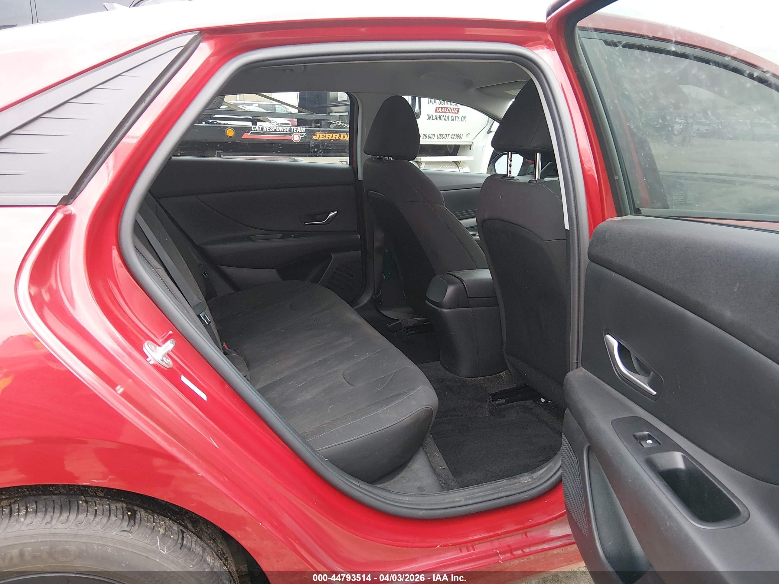 2022 Hyundai Elantra Sel Красный vin: KMHLM4AG2NU253739