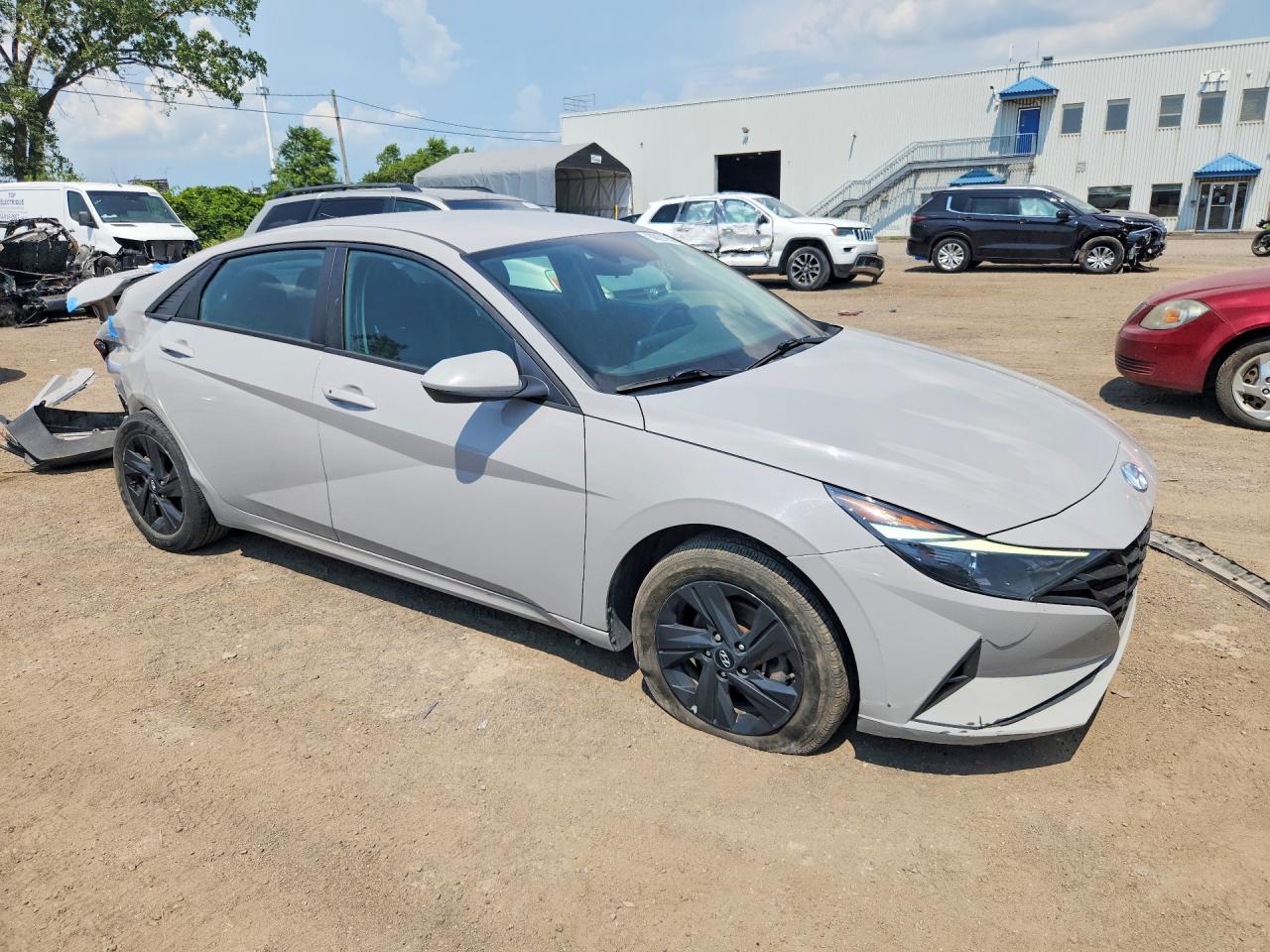 2023 Hyundai Elantra Sel Gray vin: KMHLM4AG2PU482764