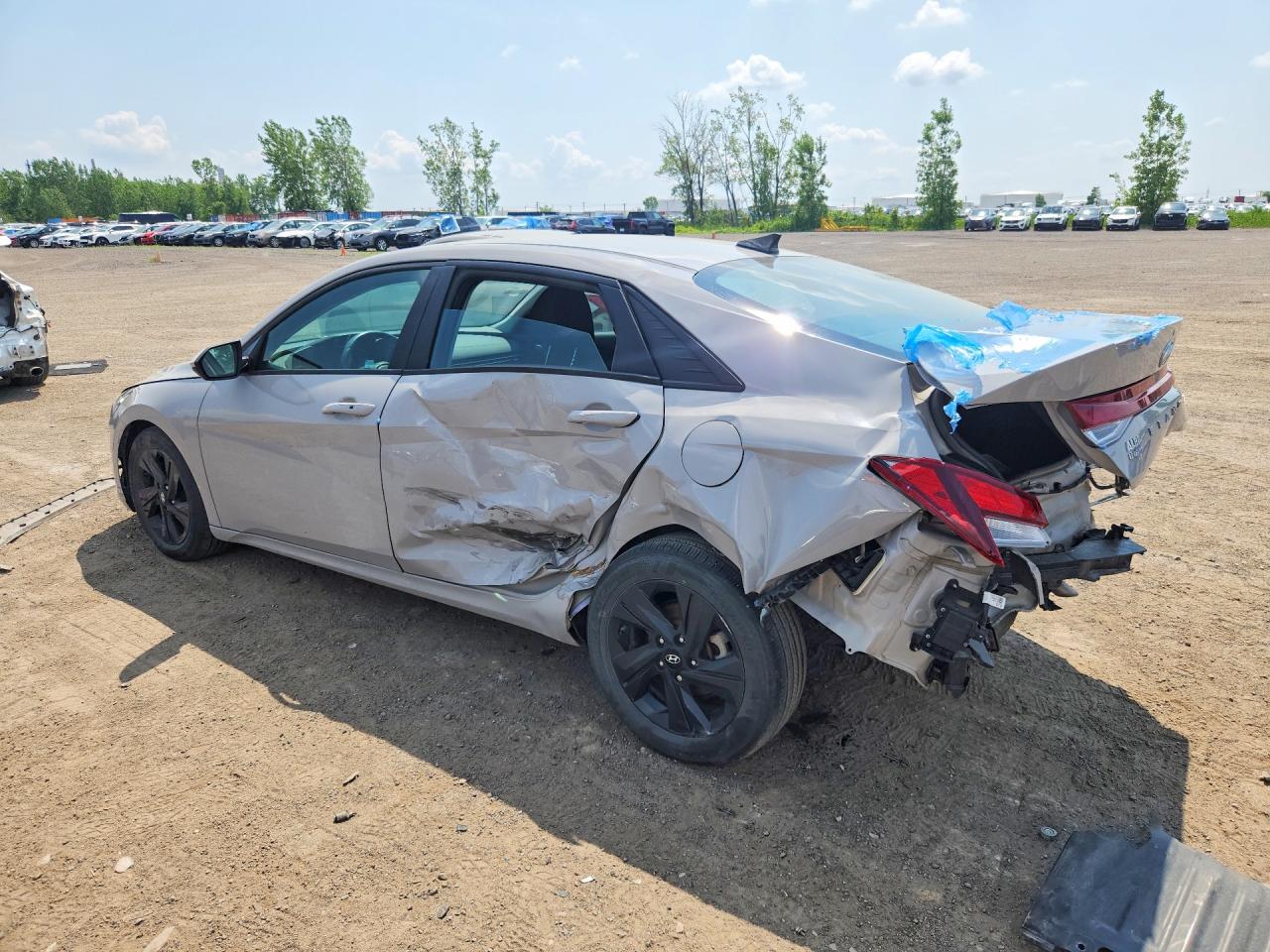 2023 Hyundai Elantra Sel Gray vin: KMHLM4AG2PU482764