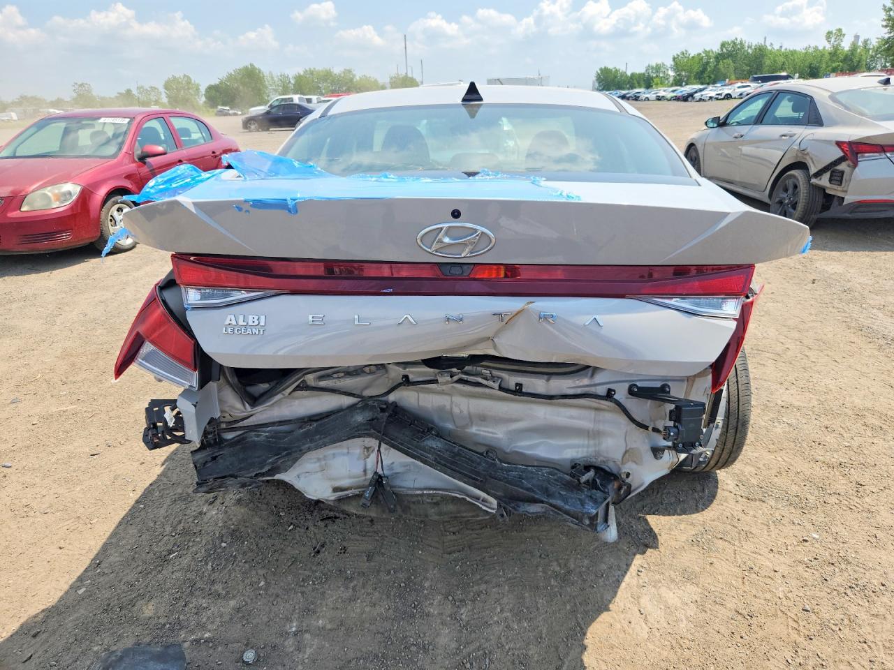 2023 Hyundai Elantra Sel Gray vin: KMHLM4AG2PU482764