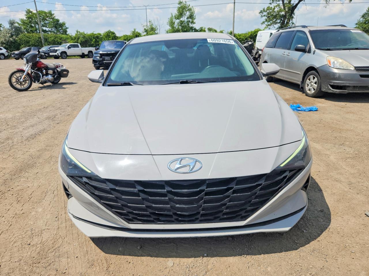 2023 Hyundai Elantra Sel Gray vin: KMHLM4AG2PU482764