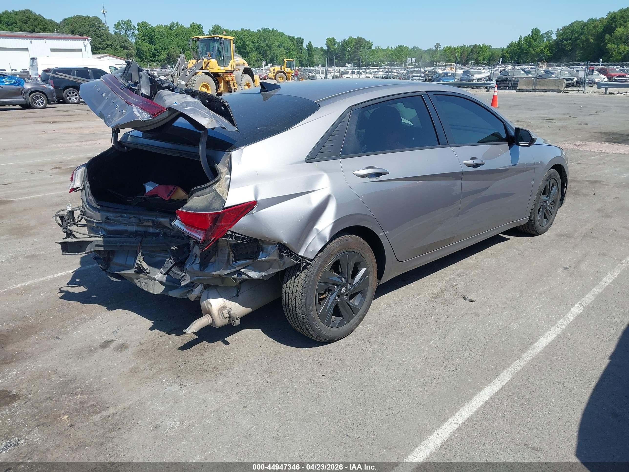 2021 Hyundai Elantra Sel Gray vin: KMHLM4AG3MU074480