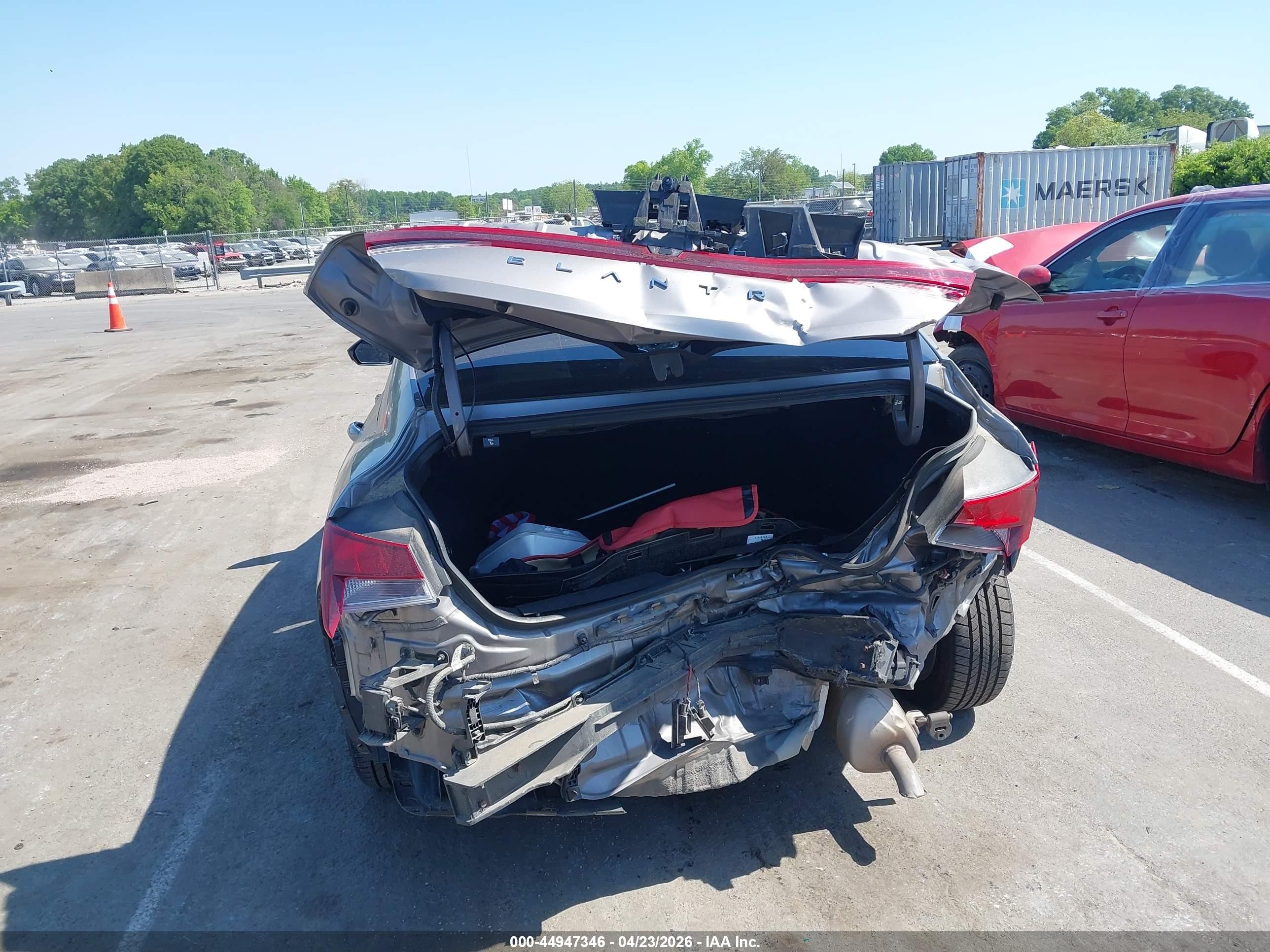2021 Hyundai Elantra Sel Gray vin: KMHLM4AG3MU074480