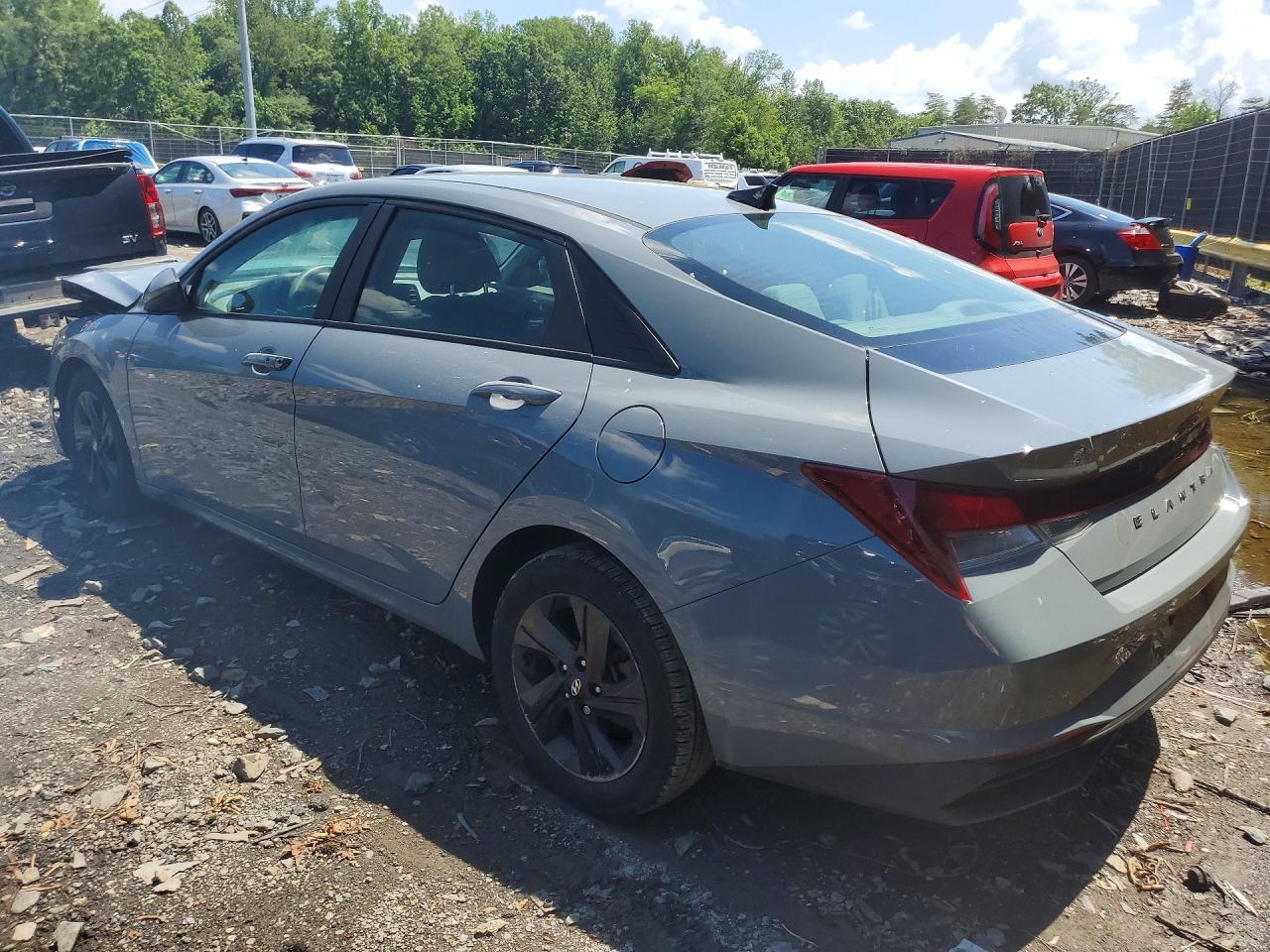 2021 Hyundai Elantra Sel Gray vin: KMHLM4AG3MU120325
