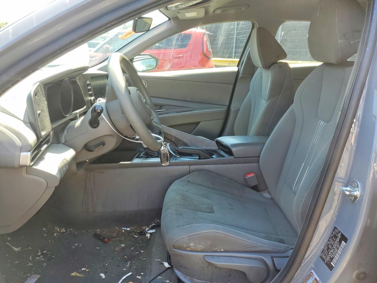 2021 Hyundai Elantra Sel Gray vin: KMHLM4AG3MU120325
