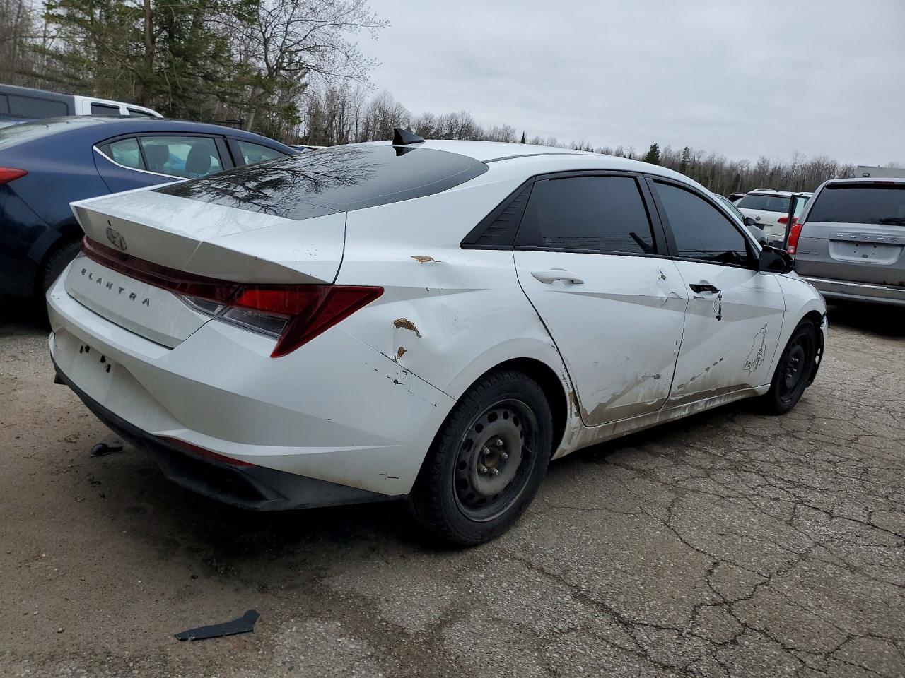 2021 Hyundai Elantra Sel Белый vin: KMHLM4AG4MU143824