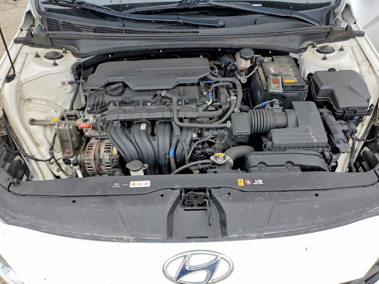 2021 Hyundai Elantra Sel Белый vin: KMHLM4AG4MU143824