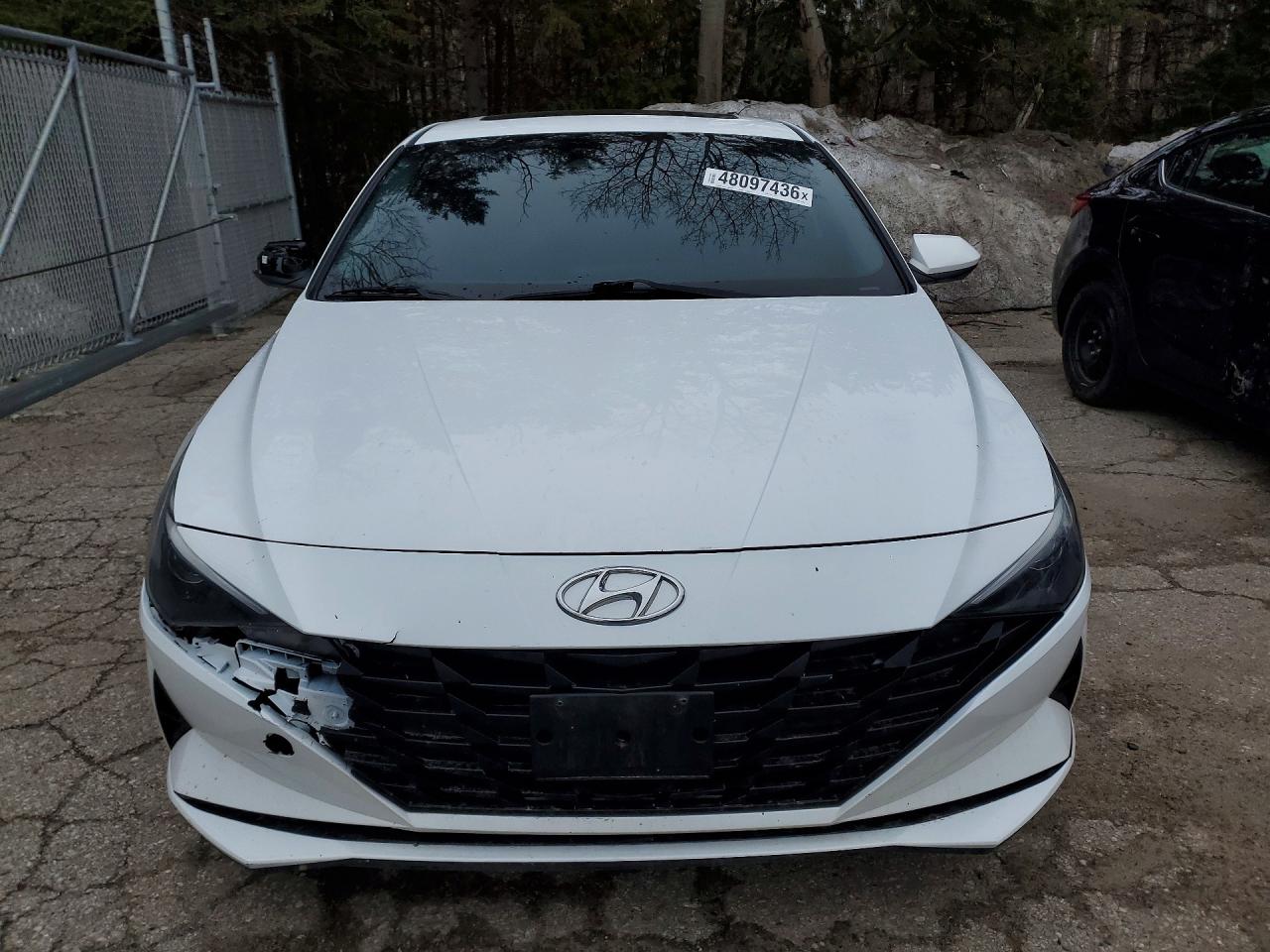 2021 Hyundai Elantra Sel Белый vin: KMHLM4AG4MU143824