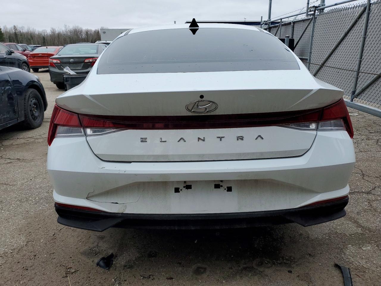 2021 Hyundai Elantra Sel Белый vin: KMHLM4AG4MU143824