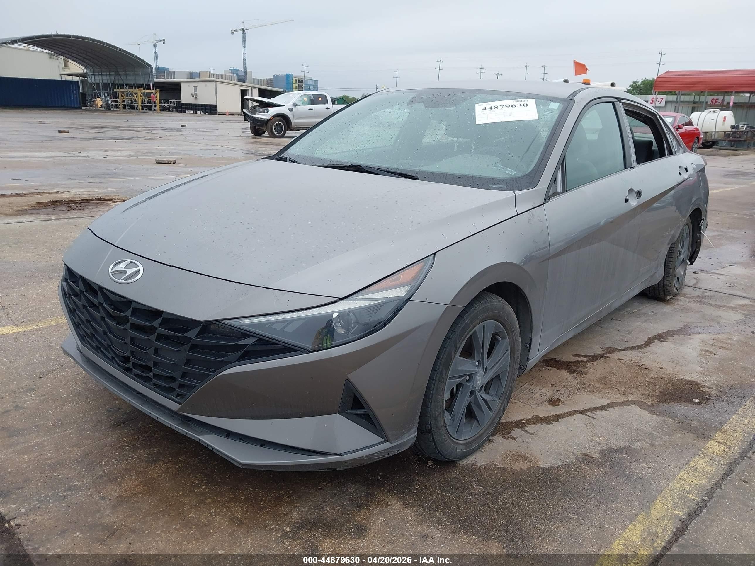 2021 Hyundai Elantra Sel Серебряный vin: KMHLM4AG6MU140407
