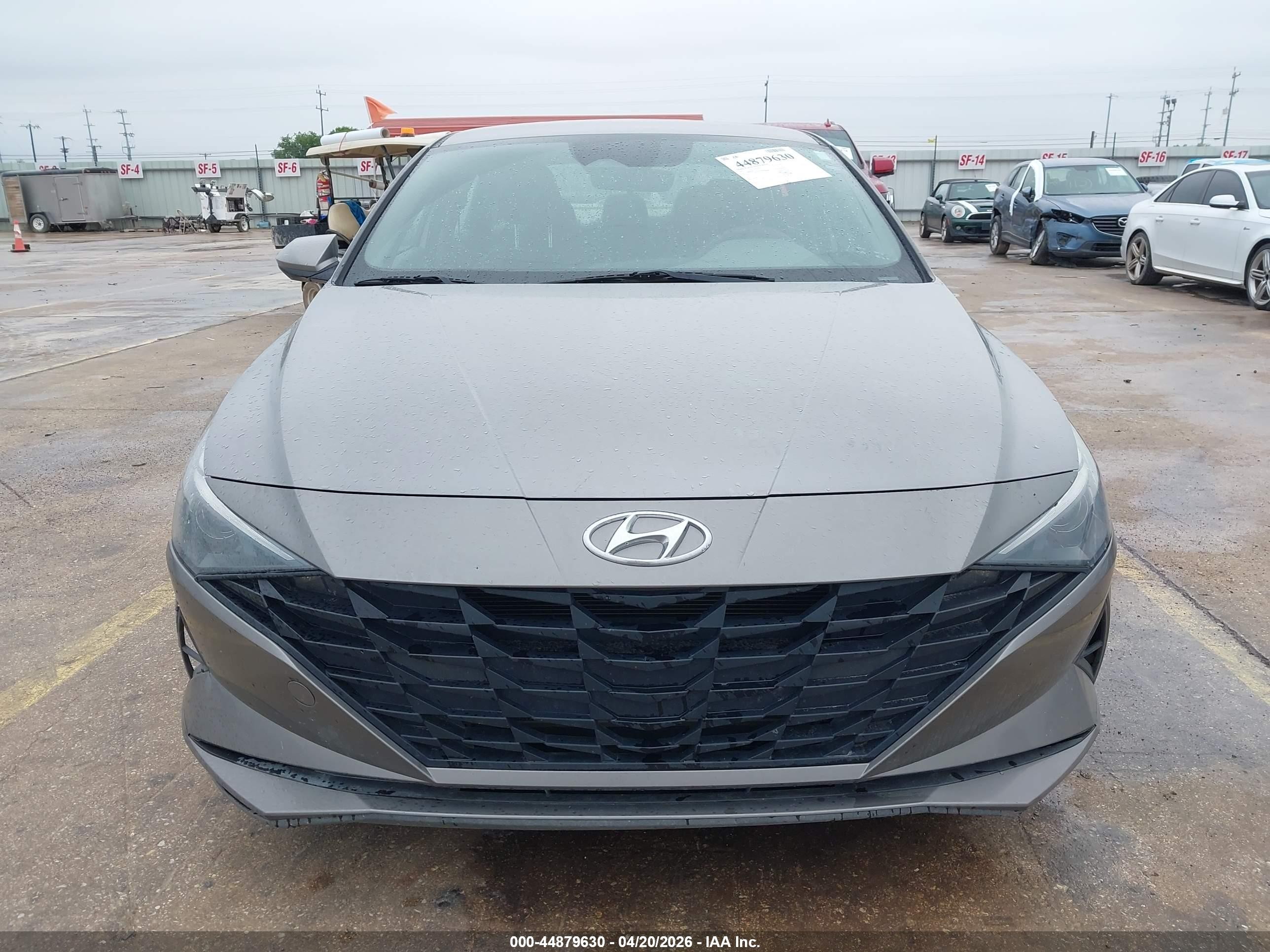2021 Hyundai Elantra Sel Серебряный vin: KMHLM4AG6MU140407