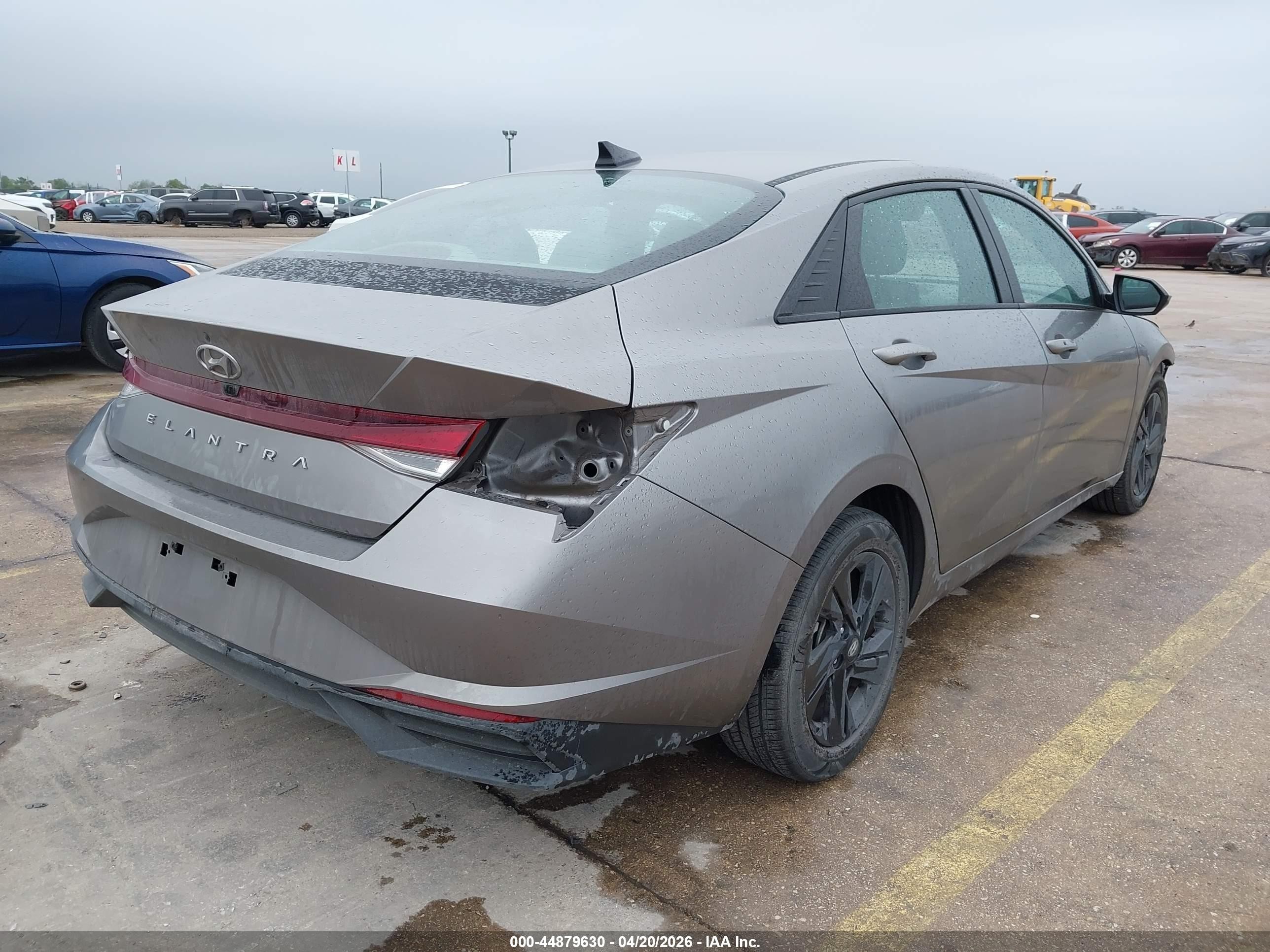 2021 Hyundai Elantra Sel Серебряный vin: KMHLM4AG6MU140407