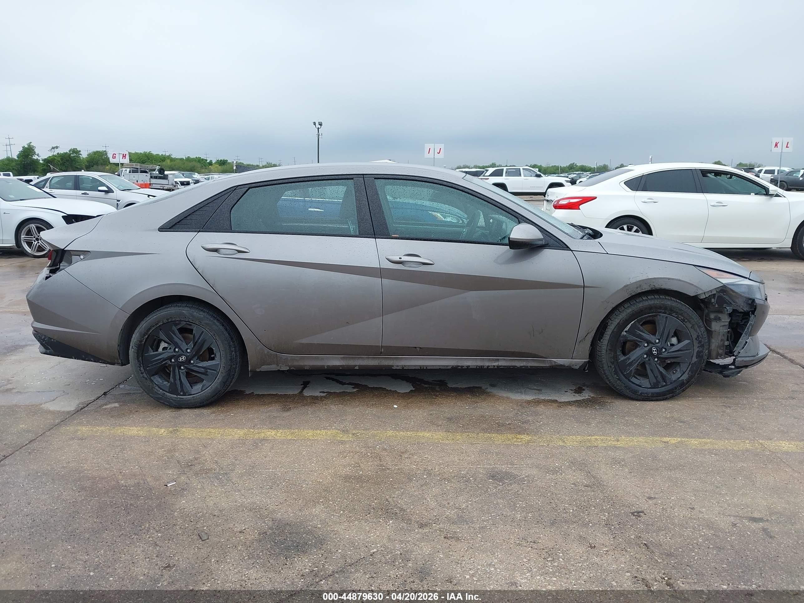 2021 Hyundai Elantra Sel Серебряный vin: KMHLM4AG6MU140407
